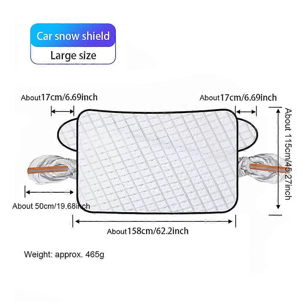 unique Magnetic Car Snow Shield Frost Prevention Frost Car Cover Car Front Windshield Sunshade Thickened Snow Shield Auto Coat
