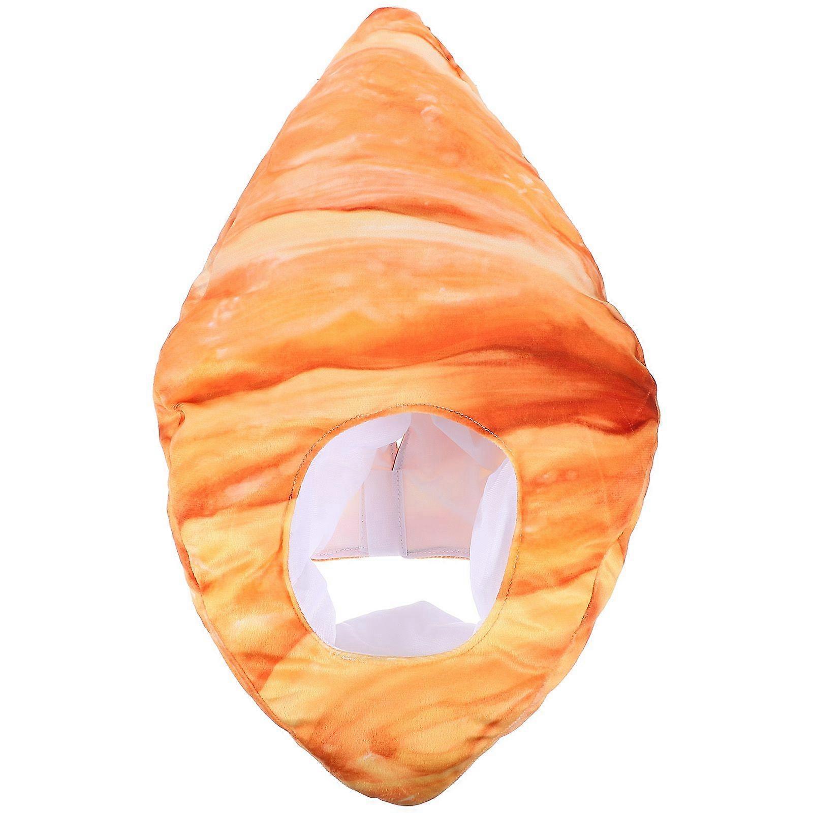 كرواسون قبعة تأثيري مهرجان قبعة تأثيري أغطية الرأس محشوة قبعة تأثيري حزب الأداء قبعة