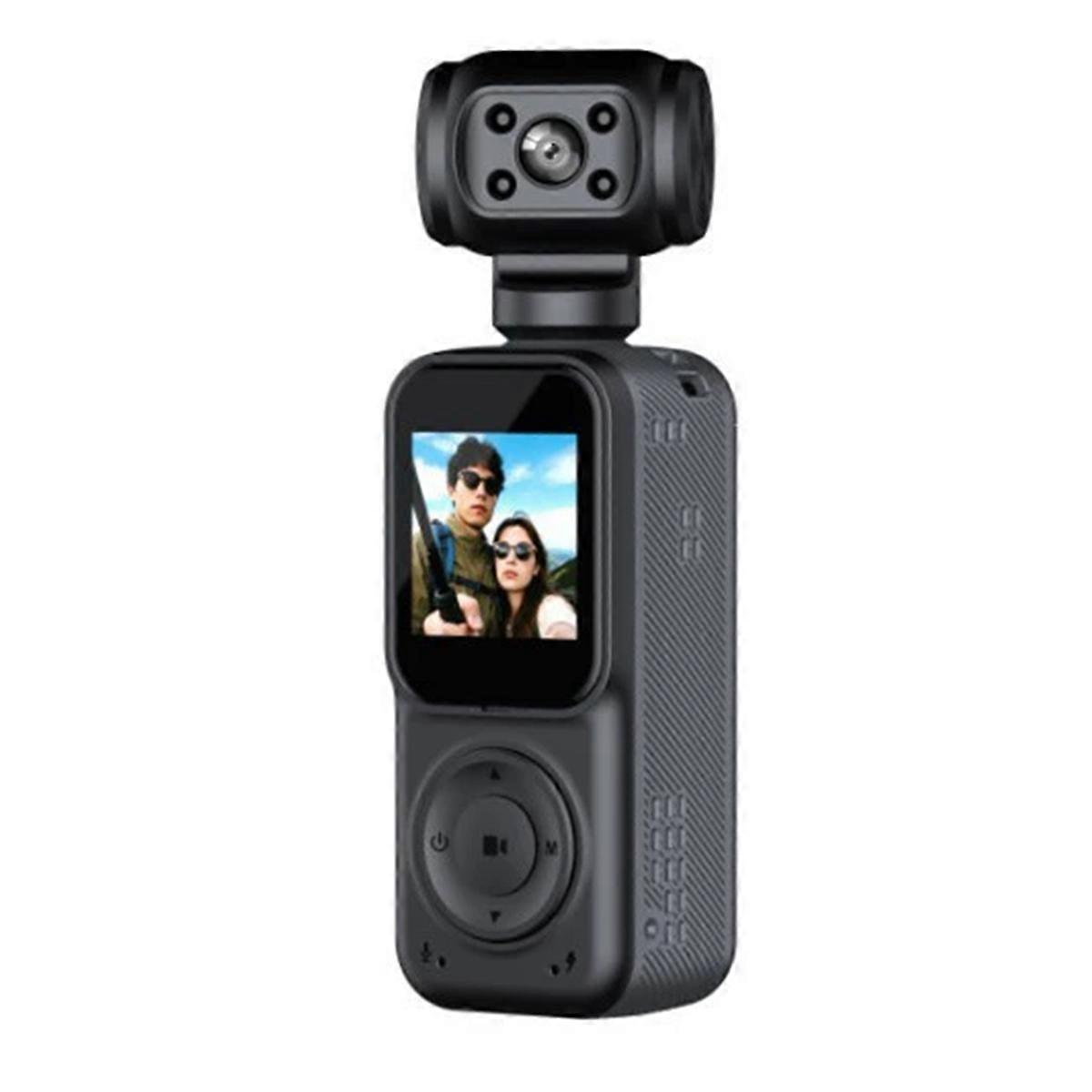 2K Handheld Pocket Camera 270° Rotatable Sports Camera WIFI Control Video Recorder for Outdoor Cycli