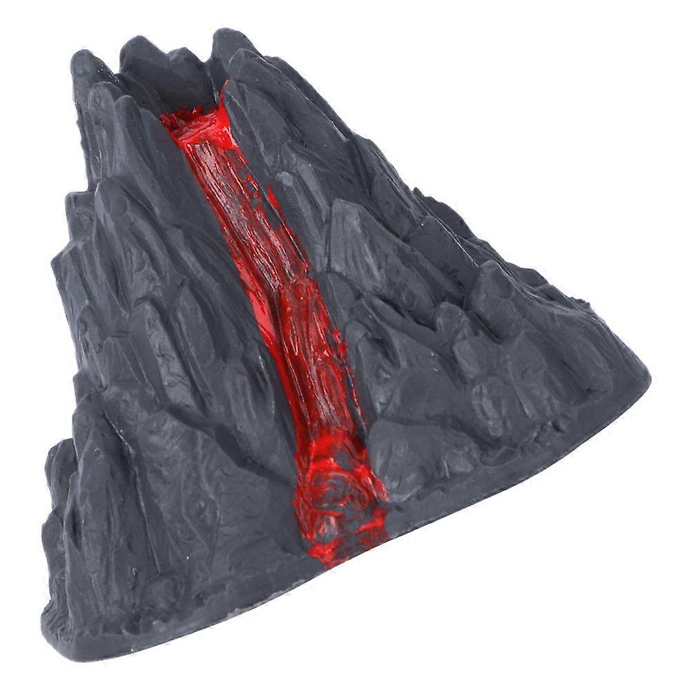 Volcano Model Plastic Volcano Toy for Party Use Mini Garden Decor