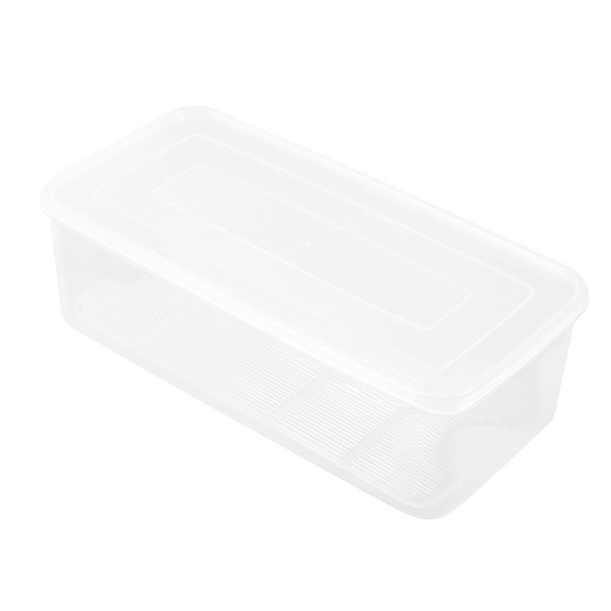 Kitchen Crisper 2Pcs Transparent Storage Container for Fresh Food