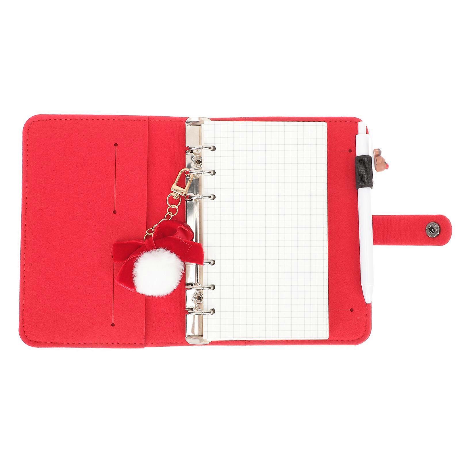 Christmas Style Felt Scrapbook for Students 5 Sets Ideal for Organizing and Planning Events Crafted with Unique Features