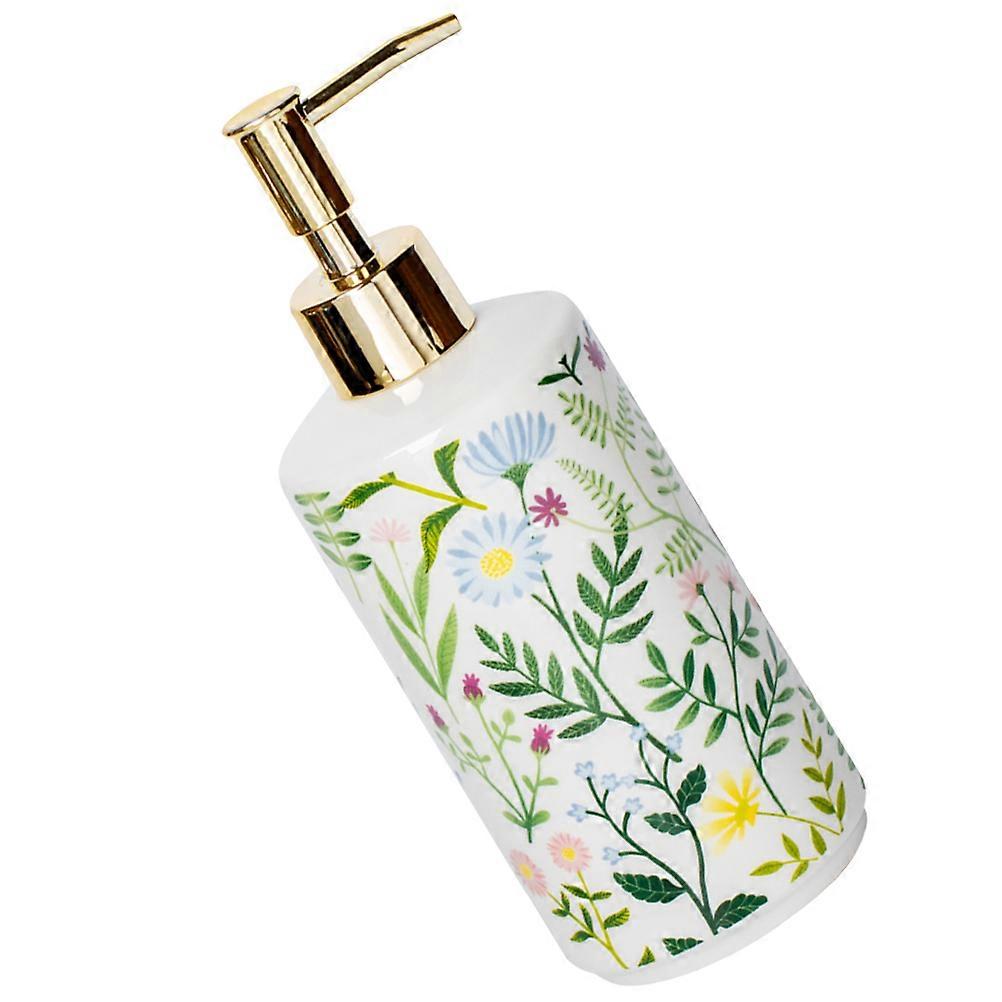 3Pcs Ceramic Soap Dispenser for Lotion Use with Press Pump Multi Color