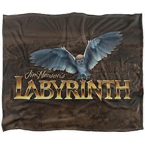 Labyrinth Logo Maze Silky Owl Supersoft Blanket