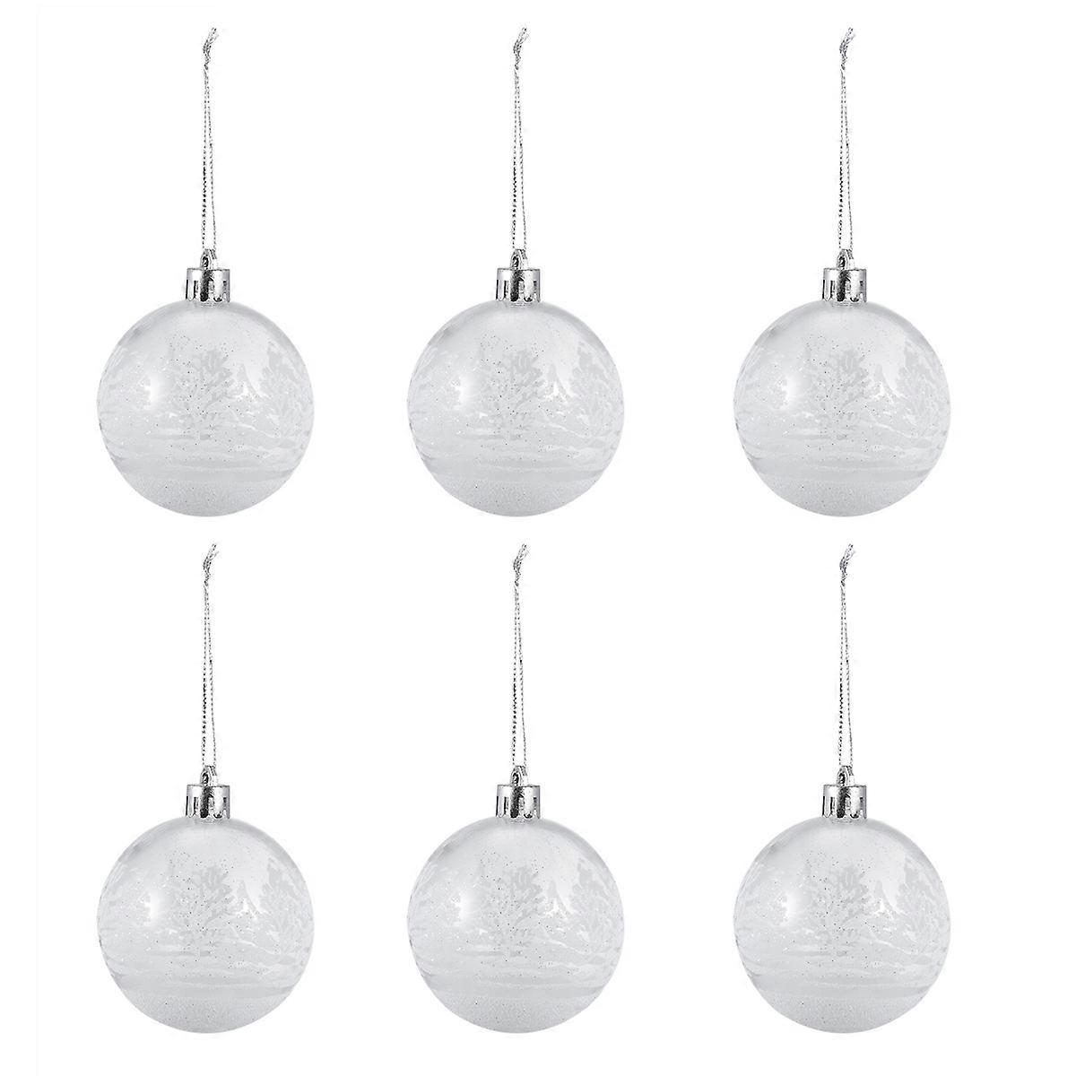Christmas Hanging Adornment Ball Pendant Set with 18Pcs for Holiday Use
