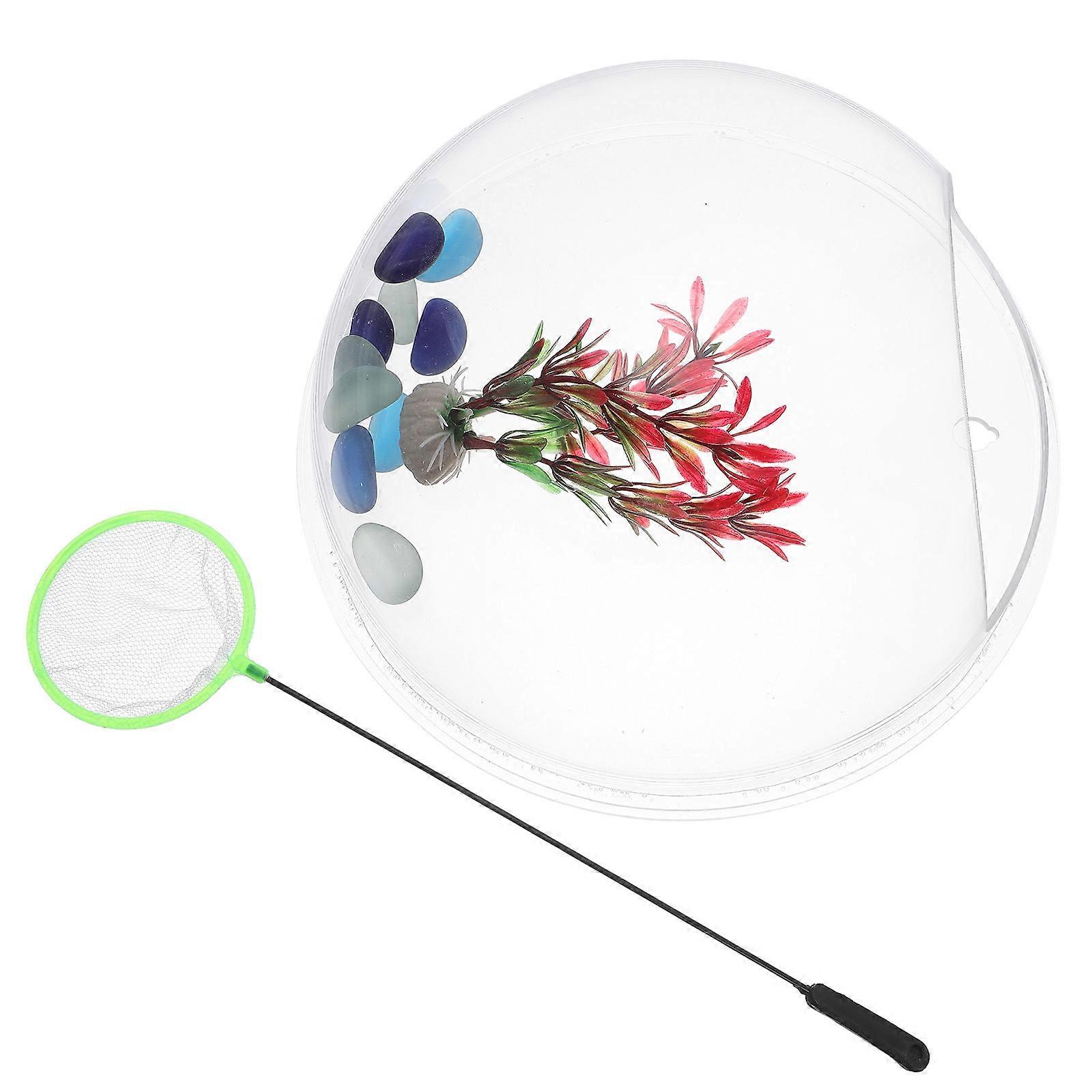Acrylic Wall Vase Featuring A Transparent Design For Betta Fish And Aquatic Plants In Small Apartments With Easy Installation 1 Set