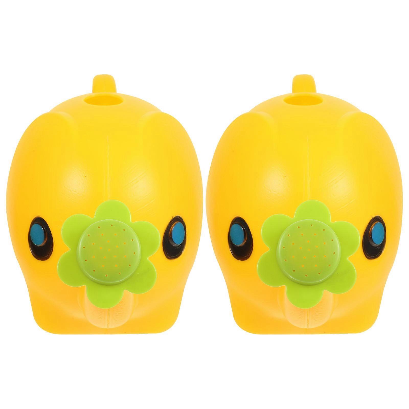 Gardening Use Watering Can Plastic Kettle 2Pcs