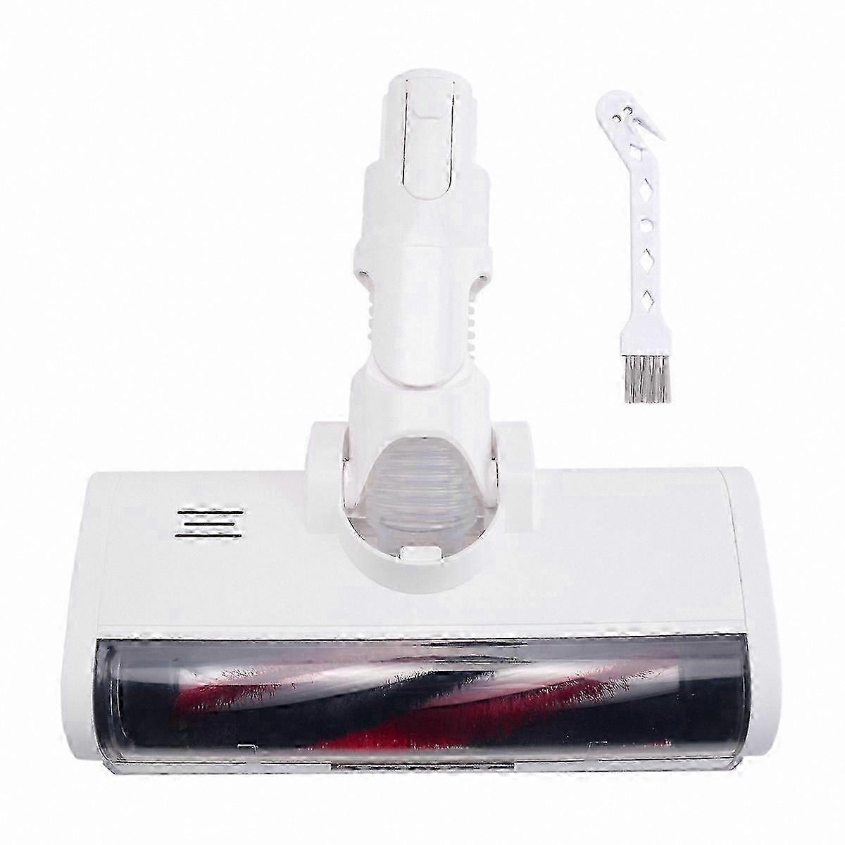 Electric Carpet Brush Head for Robotic Vacuums, Compatible with Multiple Models, White