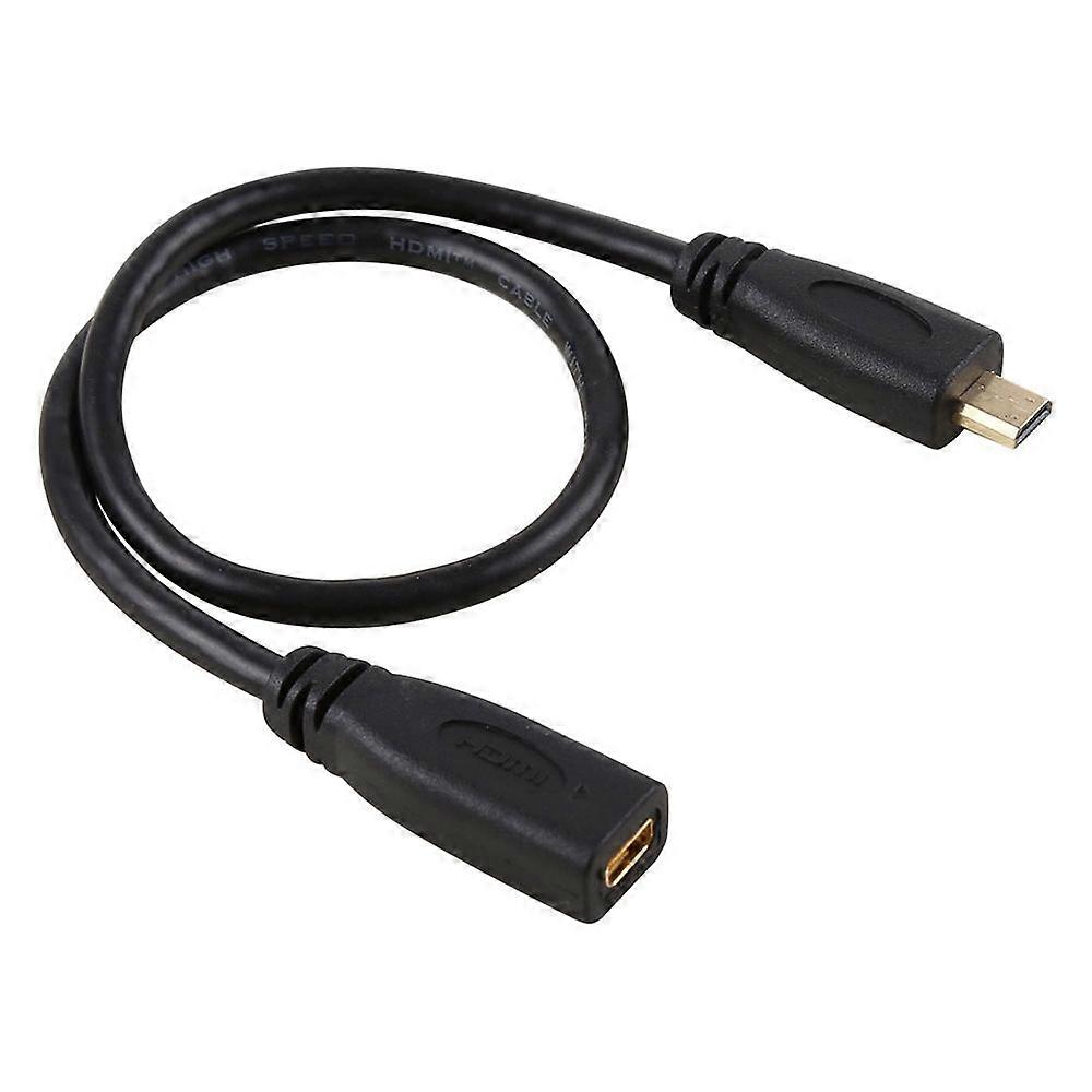30cm Micro HDMI Buchse auf Stecker Adapterkabel
