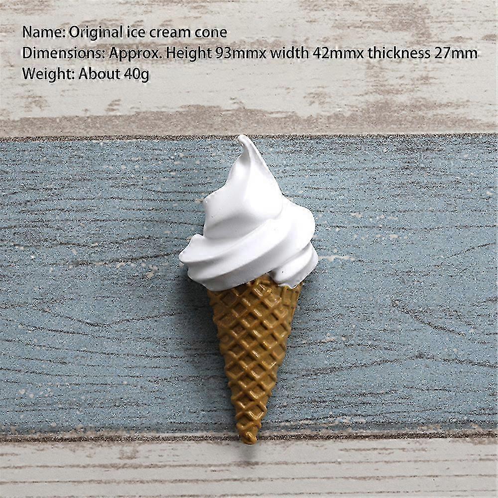 2025 Creative Cartoon Ice Cream Resin Refrigerator Magnet