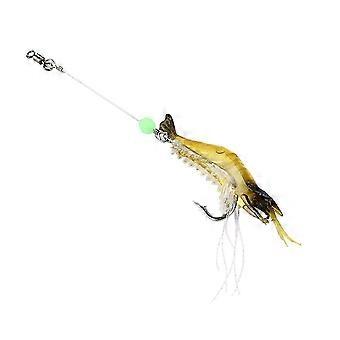 2025 Luminous Shrimp Shape Fishing Lures Artificial Fishing Bait with Hook, Length: 7cm