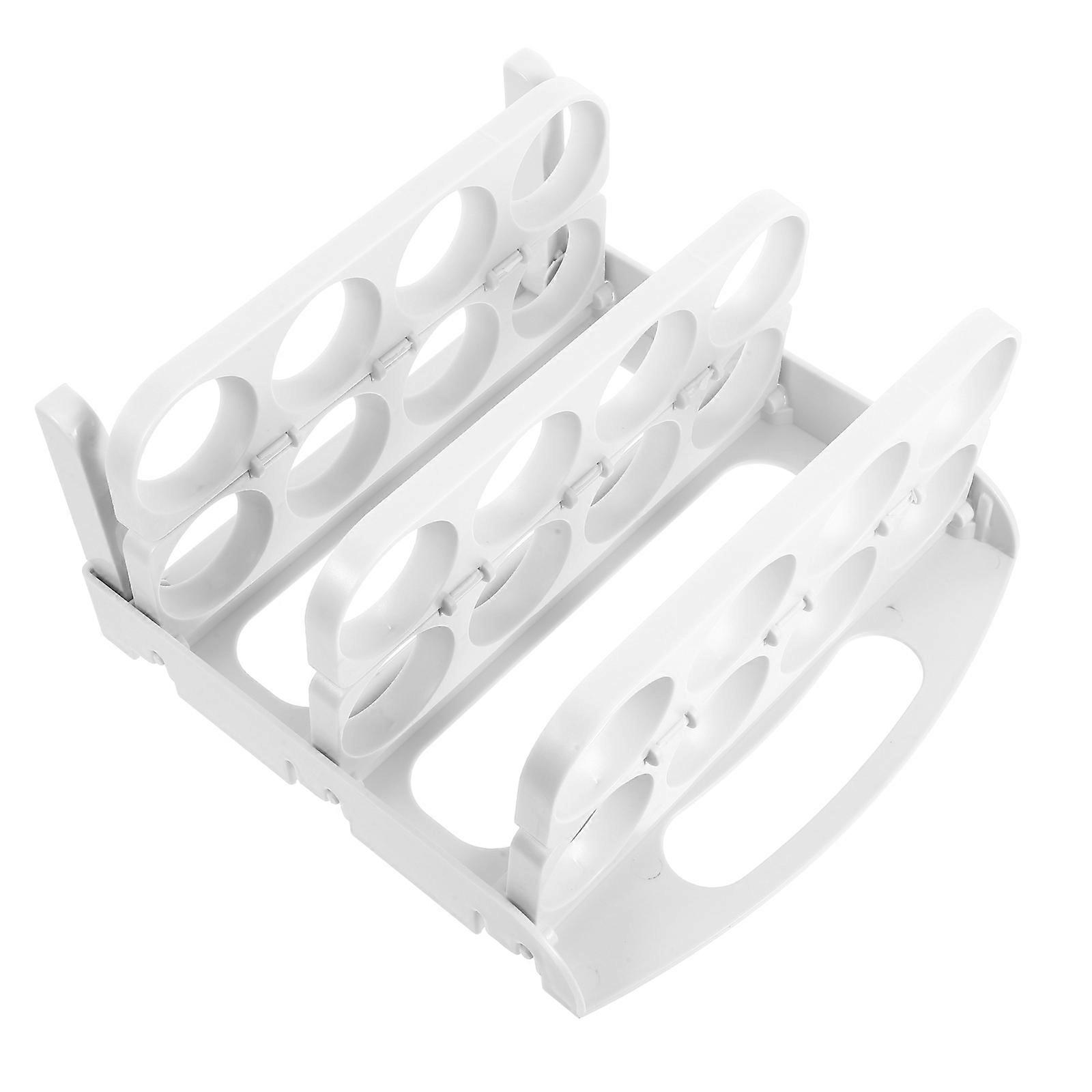 Refrigerator Egg Rack Foldable Egg Holder for Kitchen 3Pcs Pack