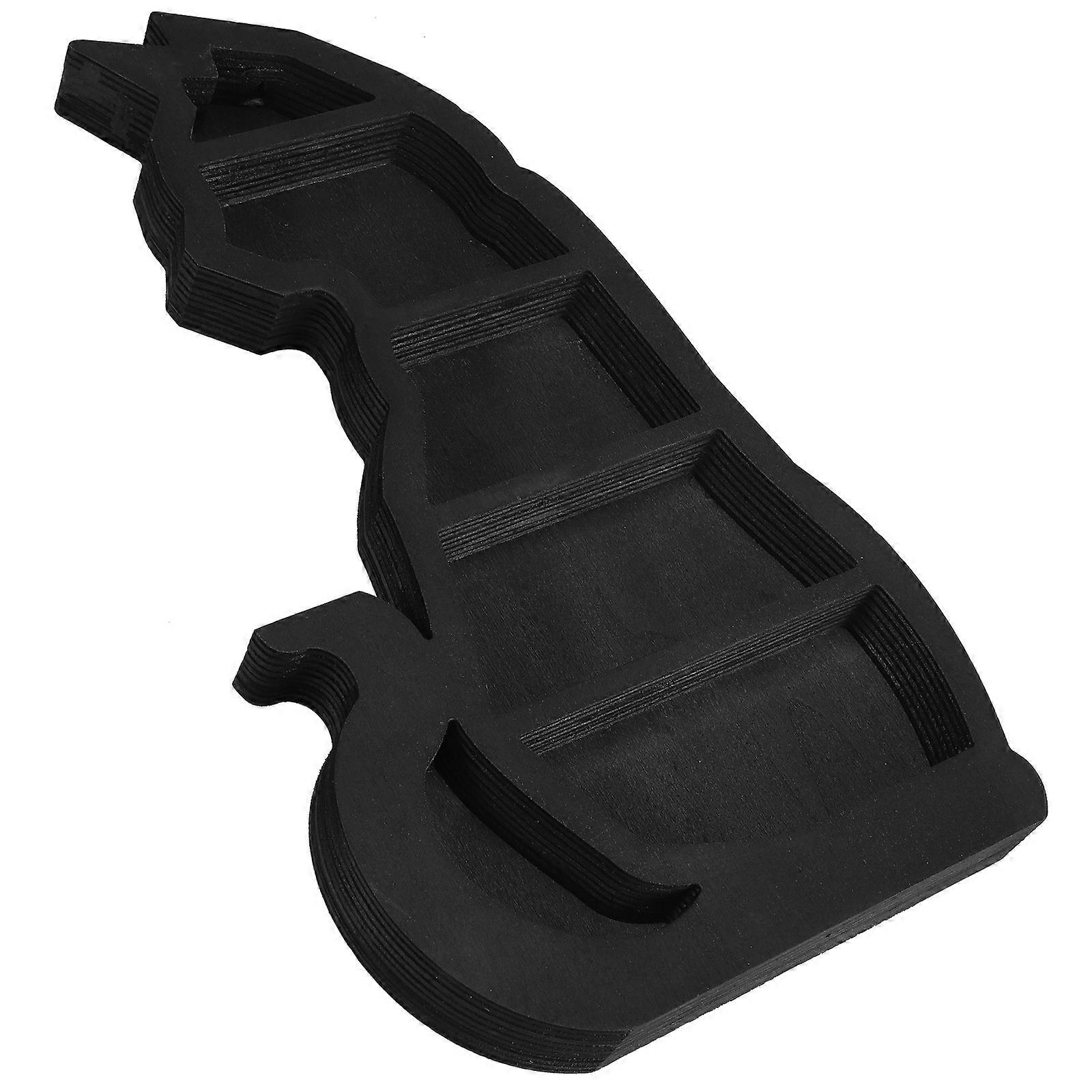 Wooden Wall Crystal Shelf Cat Shape Display Holder for 4Pcs Ornaments