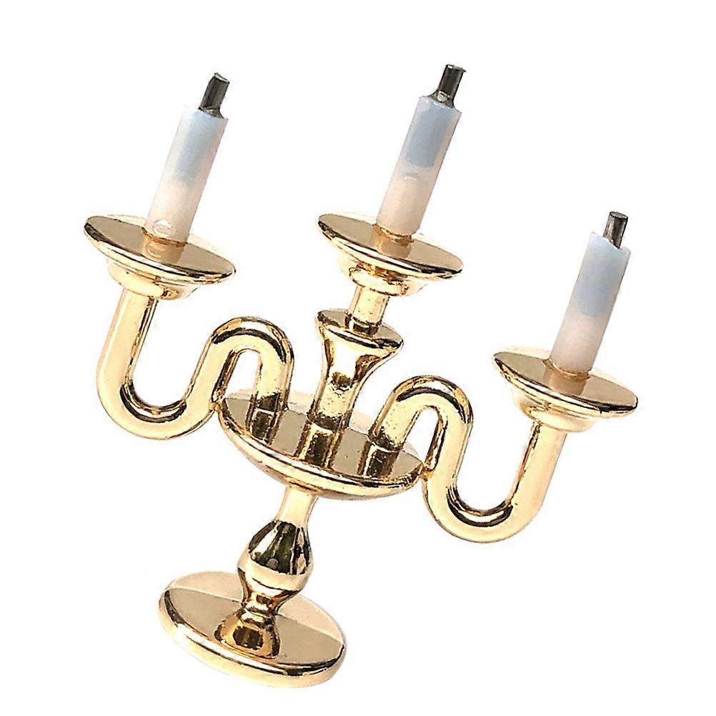 Candlestick Mini Candle Holder for Decor 2Pcs Iron Set