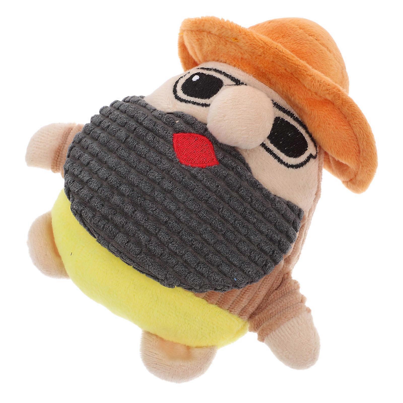 Dog Squeaky Plush Toy Interactive Chewer for Small Dogs 5Pcs Pack