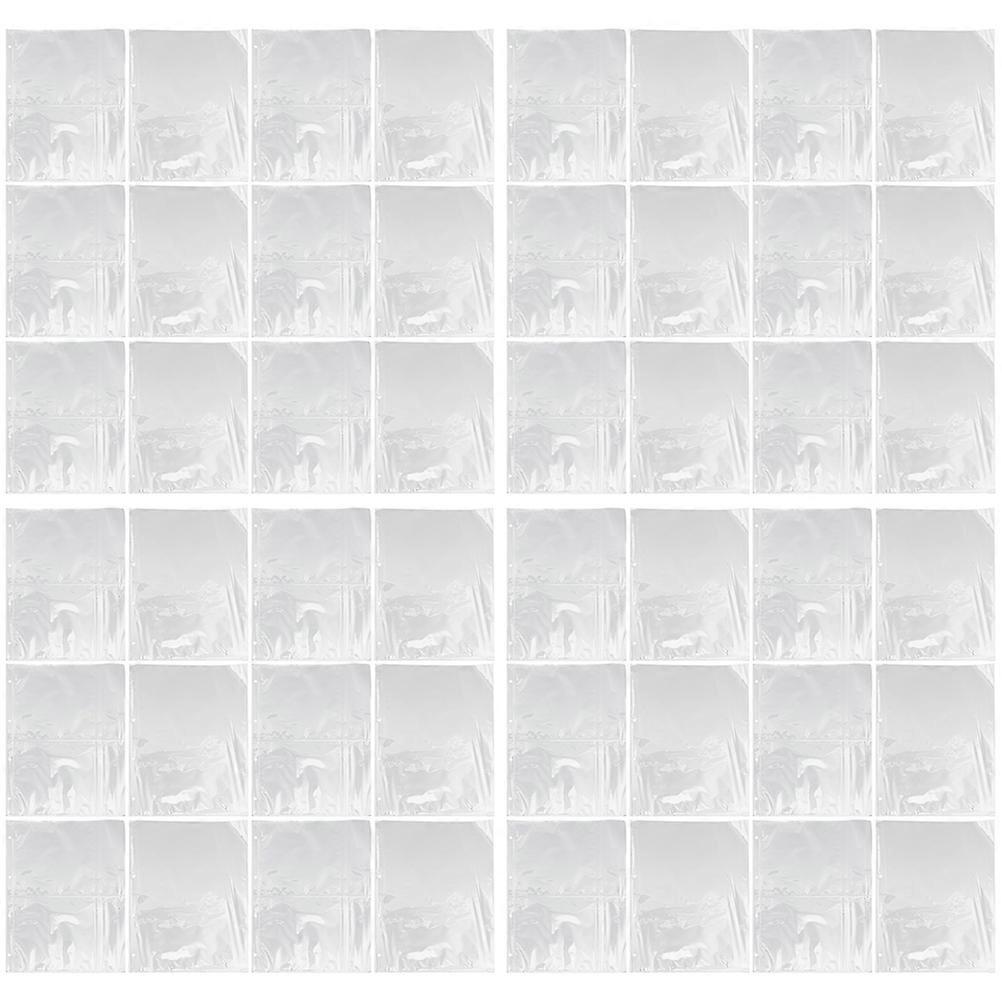 Photo Album Pages with Collection Postcard Pockets for 100Pcs Inserts