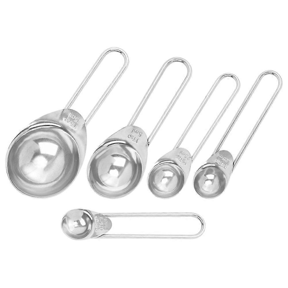 Stainless Steel Kitchen Measuring Spoons Set for Ingredients 4Sets