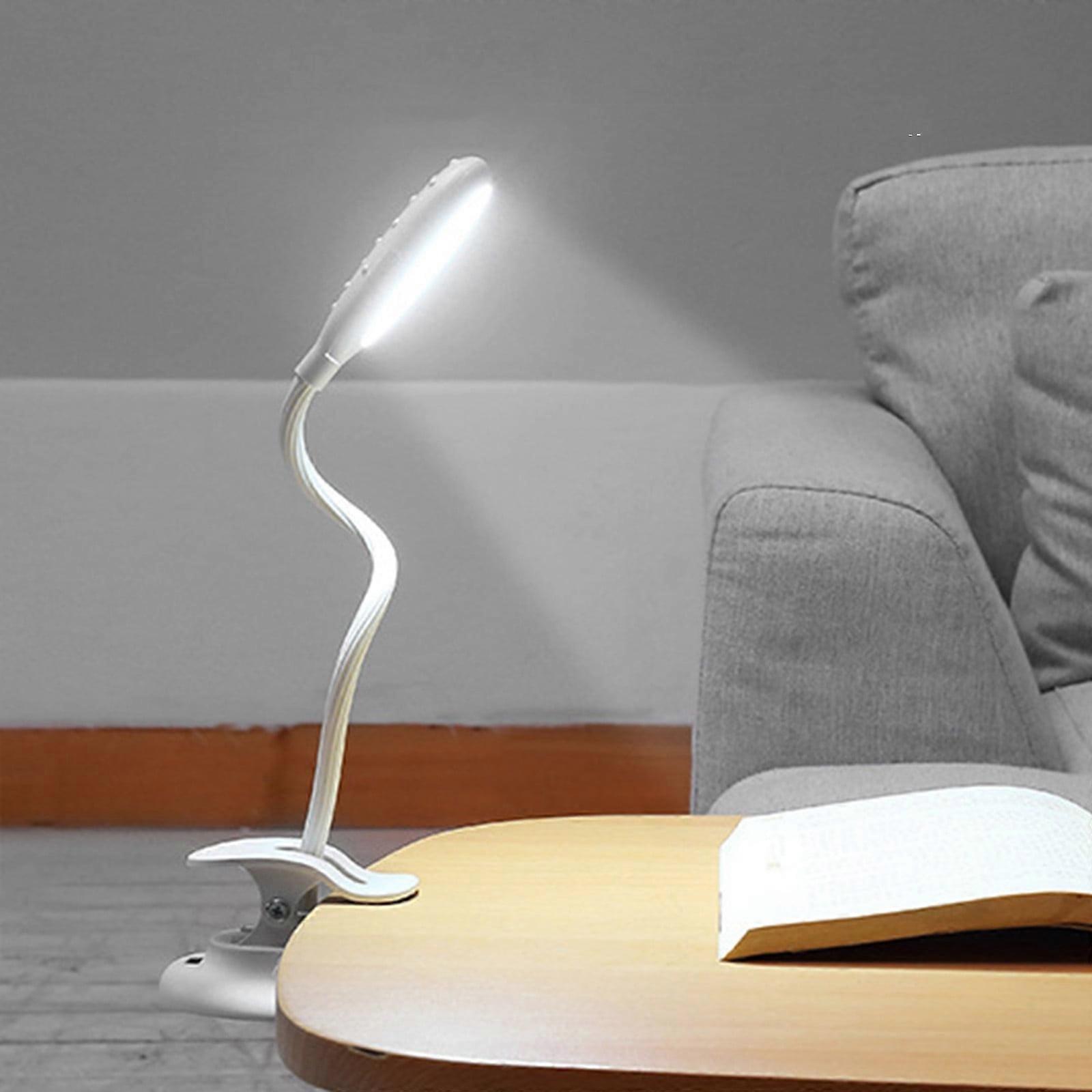 ZKCCNUK LED Desk Lamp Clip On, Eye-Caring, Flexible Arm, 3 Color Modes & Stepless Brightness, Portable for Reading, Study, Work, Home Appliances