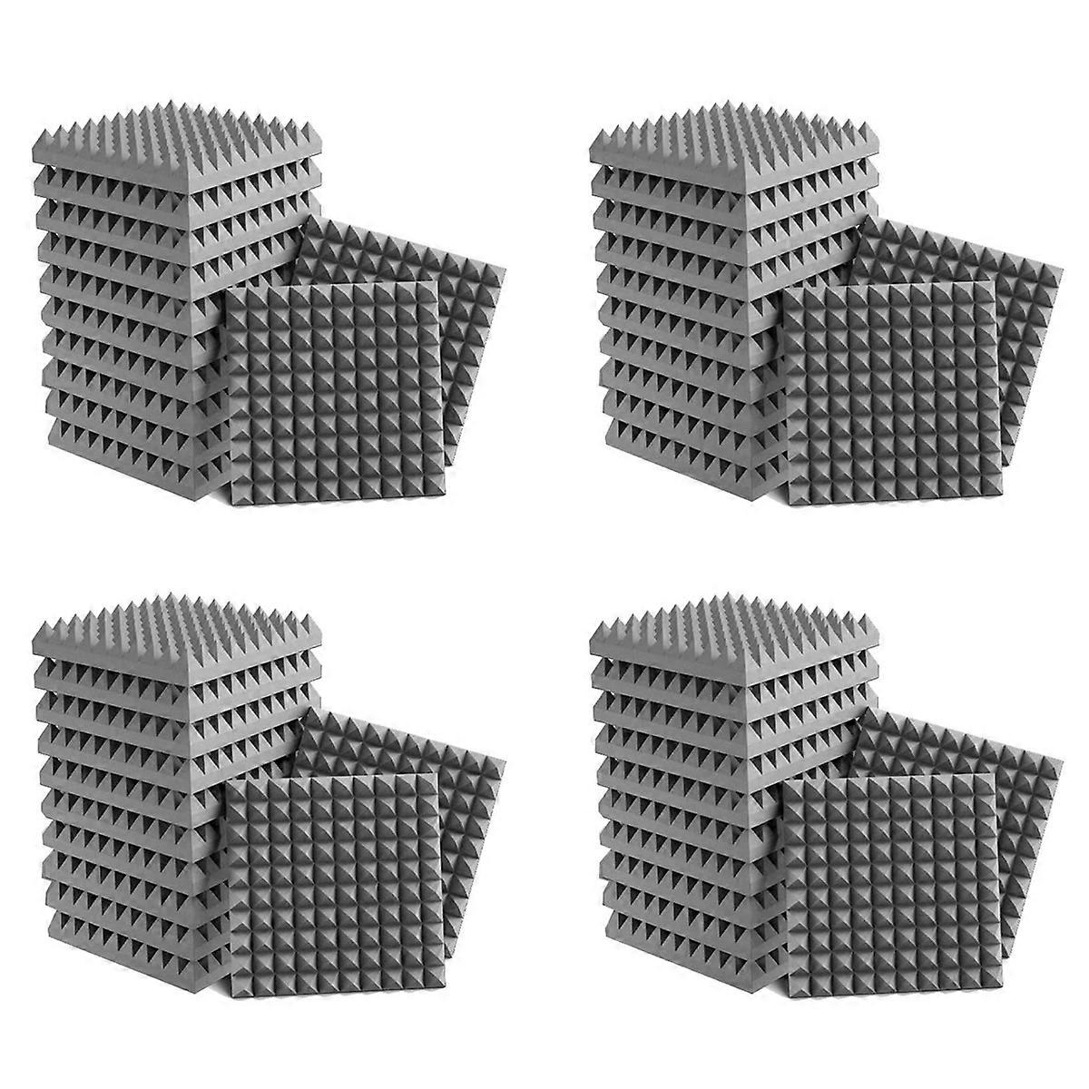 24 Pack Self-Adhesive Sound Proof Foam Panels