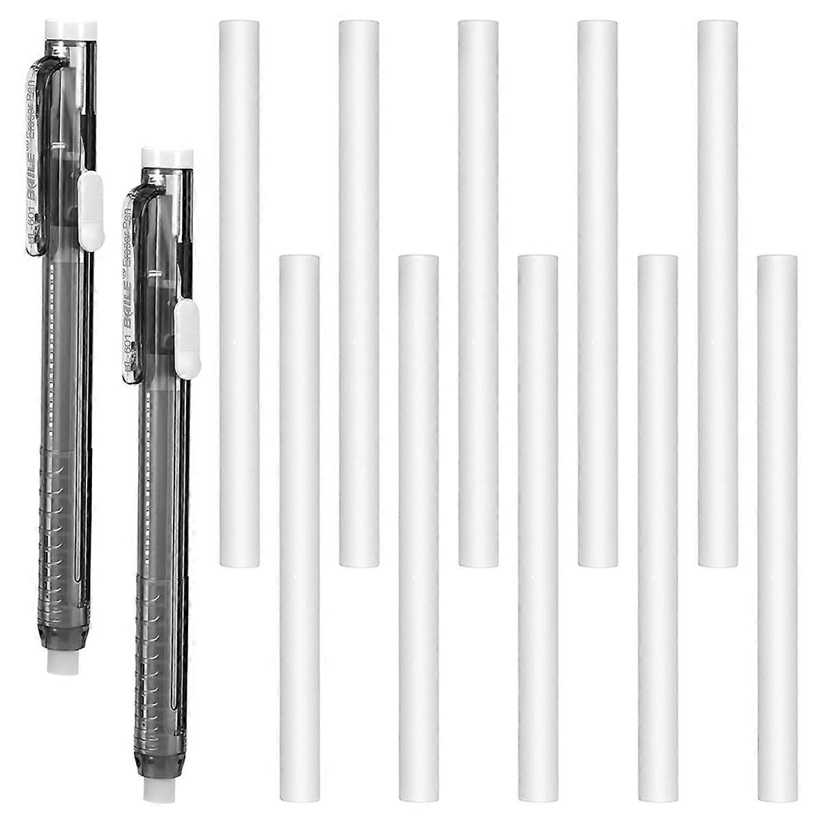 12 Pcs Retractable Mechanical Eraser Pen Pen-Style Erasers