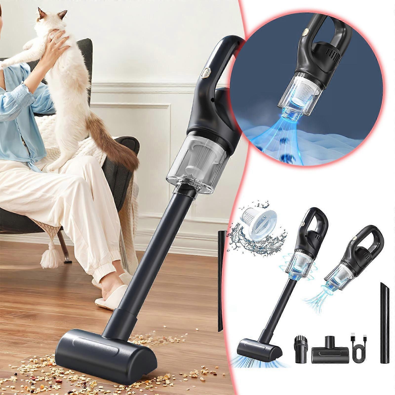 Handheld Vacuum Cleaner Wireless, 9000Pa Suction, USB Rechargeable, Portable Air Duster & Blower for Car, Desk, Keyboard, Home