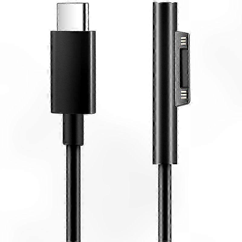 Surface to USB-C Charging Cable for Surface Pro 3/4/5/6/7, Laptop 3/2/1, Go