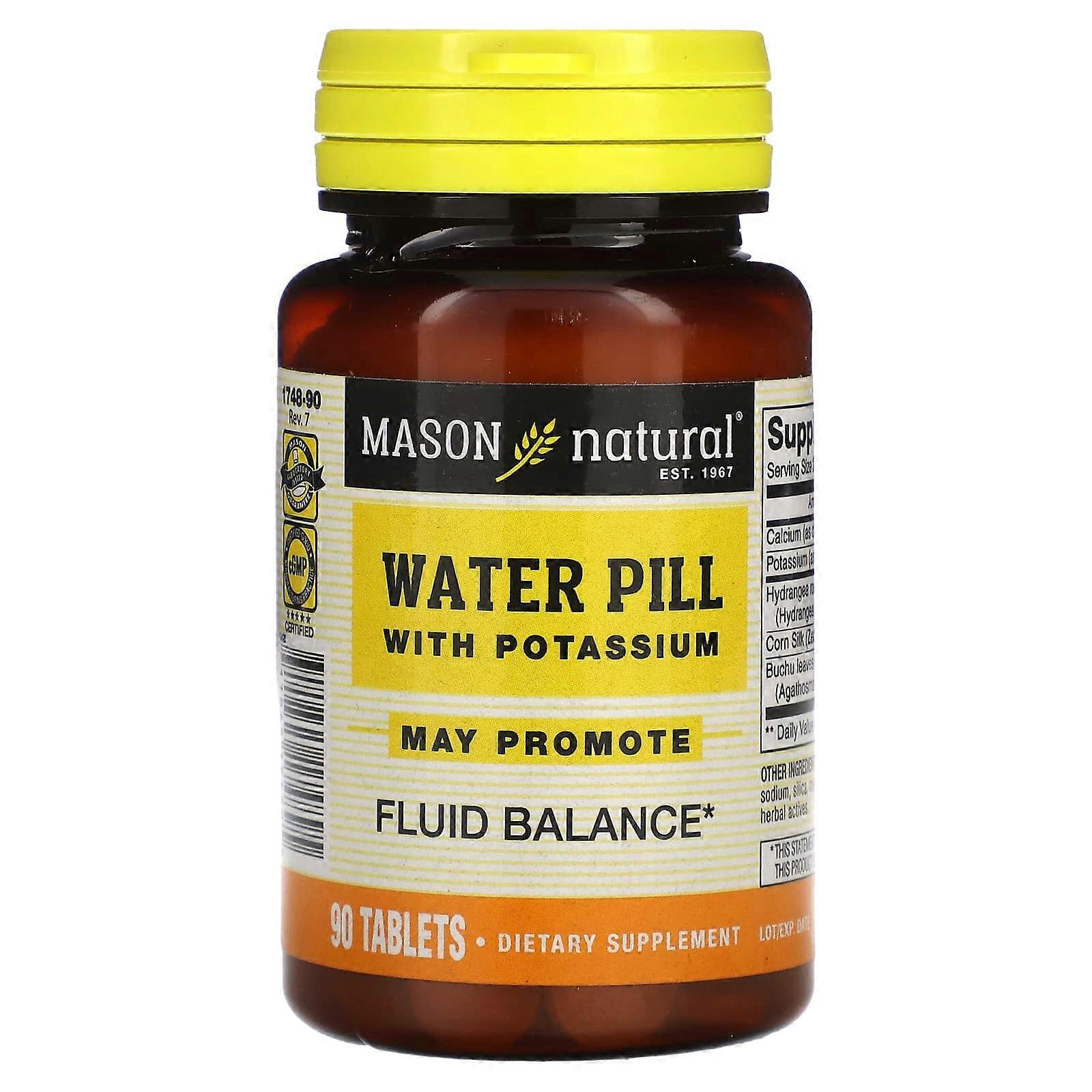 Pastilla de agua con potasio, 90 comprimidos