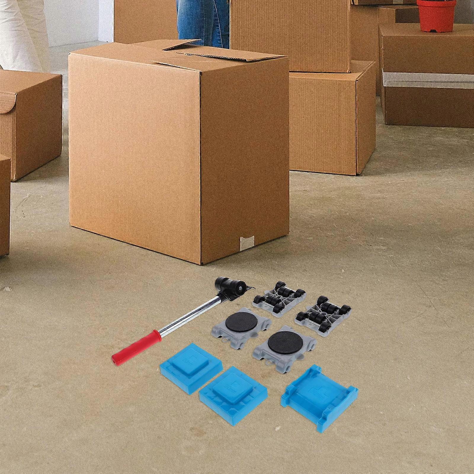 Furniture Mover Dolly Metal Moving Tool for Home Use 1Set Assorted Color