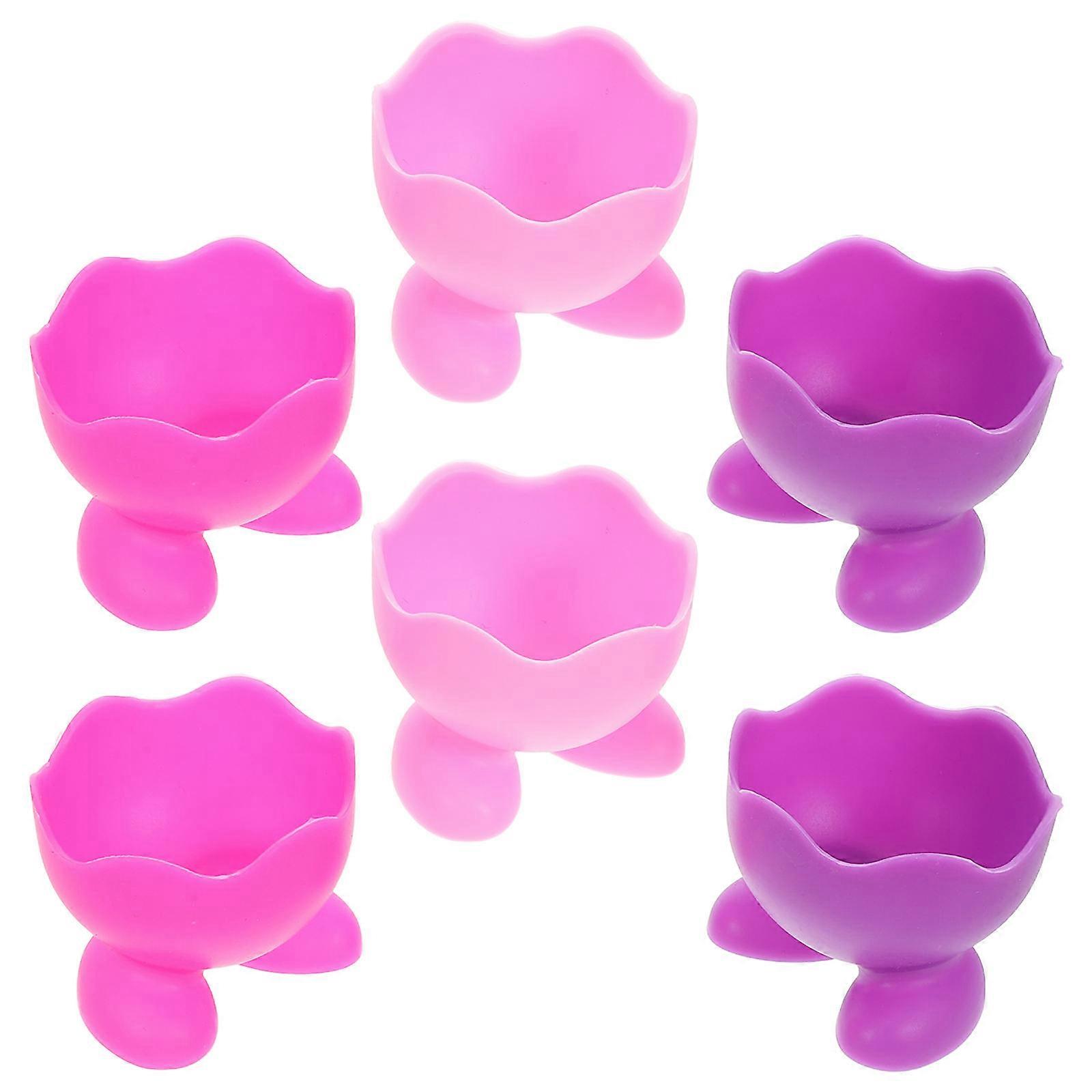 Silicone Egg Bowl Boiled Egg Holder for Breakfast 24Pcs Included