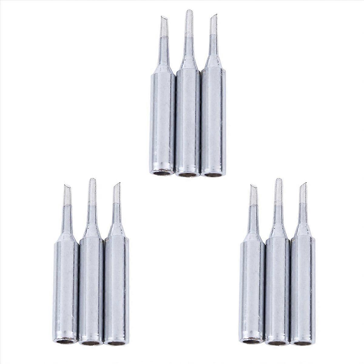 3Pcs 900M-T-2C 60W 2mm Width Bevel Soldering Solder Iron Tip 43 x 6mm
