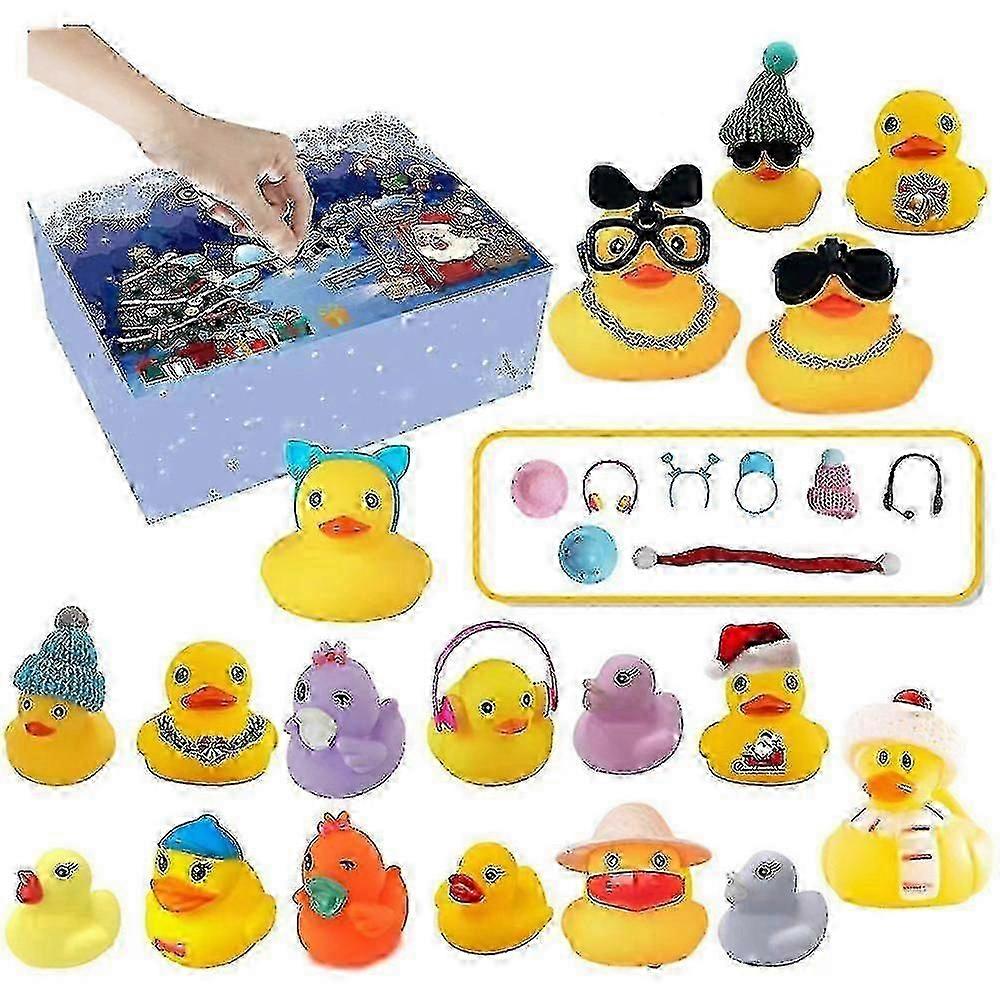 blindbox 24 nedräkningar gummi överraskningsleksaker