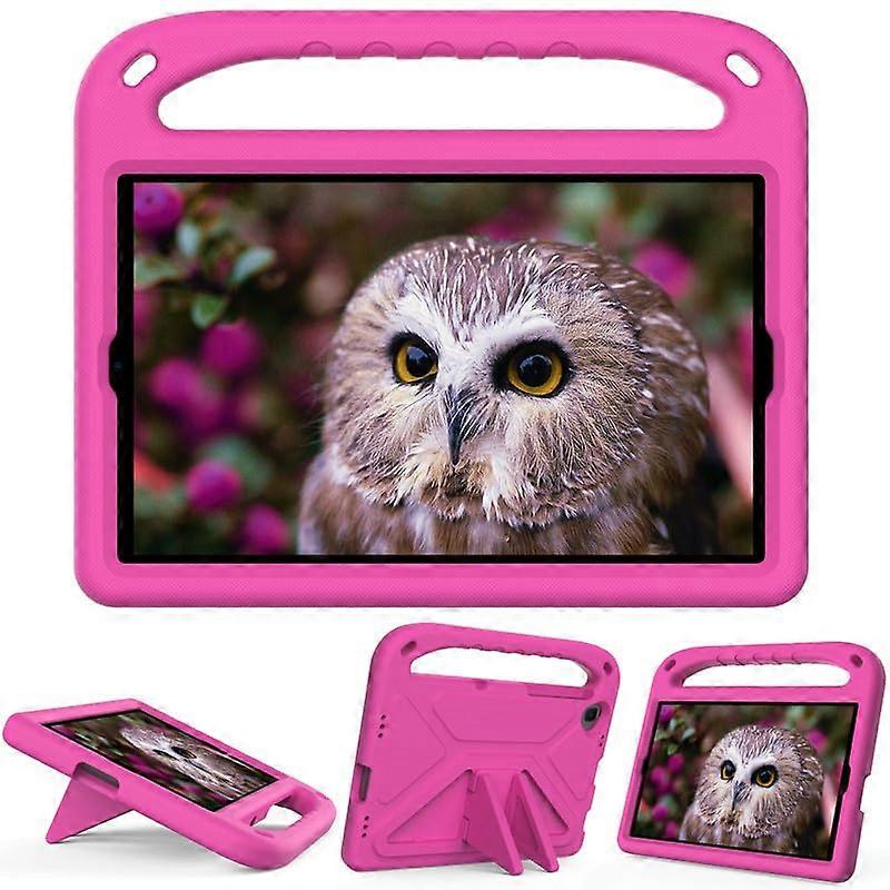 Tab A 10.1 2019 SMT510/T515 Case Kids Friendly Lightweight Shockproof With Handle Stand Rose Red Pink