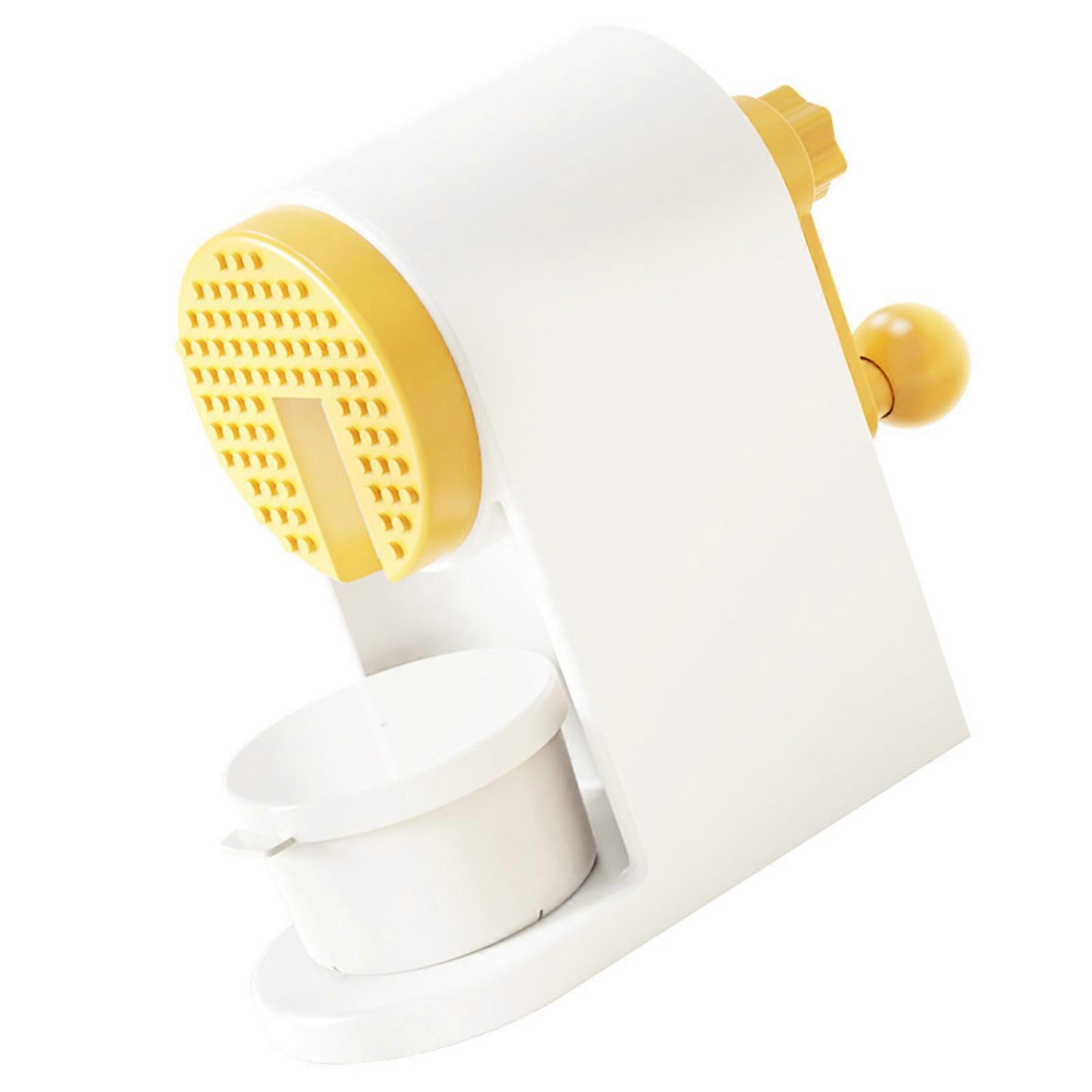 効率的なステンレス鋼の刃手回しアイスシェーバー手動アイスグラインダーキッチンアウトドアパーティーポータブルマルチカラー