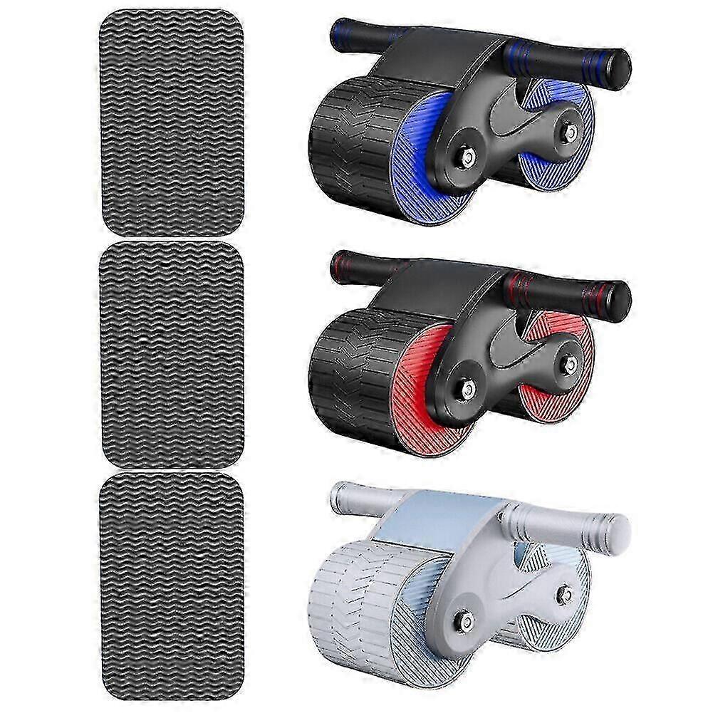 Springback Wheels Roller Domestic Abdominal Exerciser Push Up Training Mute