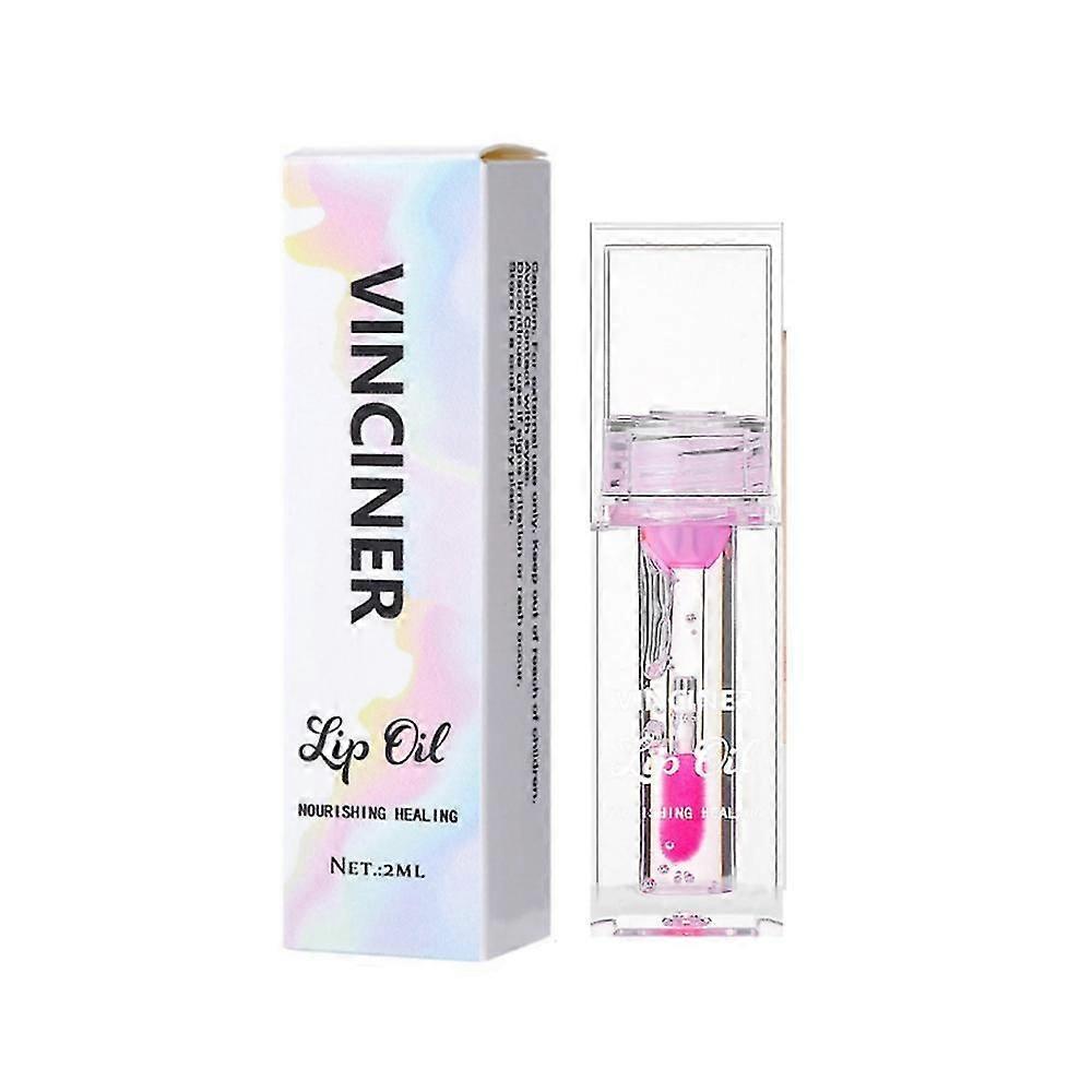 VINCINER New Square Tube Lip Gloss Pearlescent Chameleon Mirror Lip