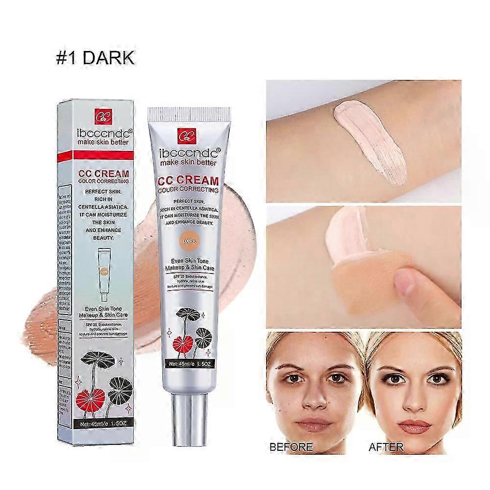 CC Cream com Centella Asiatica Correção de Cor CC Cream Pele Leve