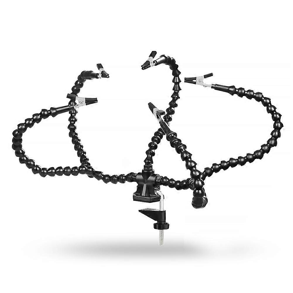 Multi-Length Aid Tool with Table Clip, Flexible Arm Third Hand for Precision Work, Adjustable and Durable Design