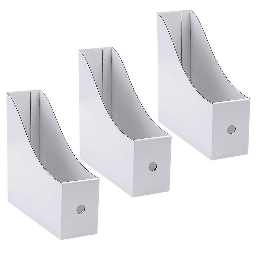 3Pcs Household Magazine Holders Office Book Organizers Multi-function File Holders