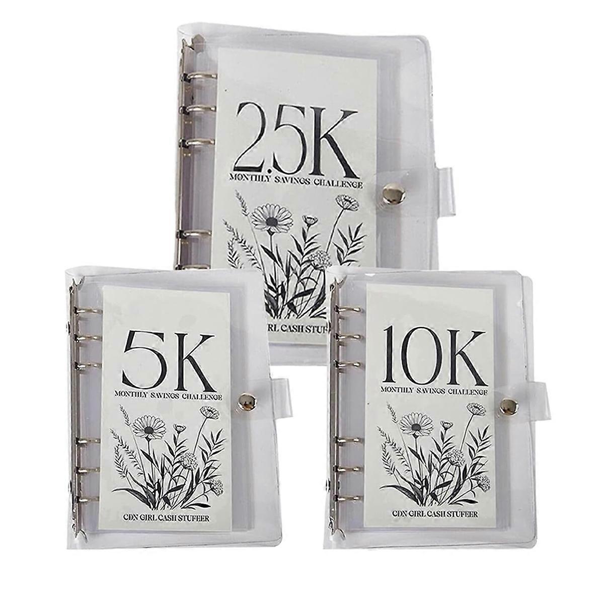 12-Month Envelopes Money Saving Challenge Binder, 12 Month Savings Challenge, Money Saving Binder 2.5K/5K/10K