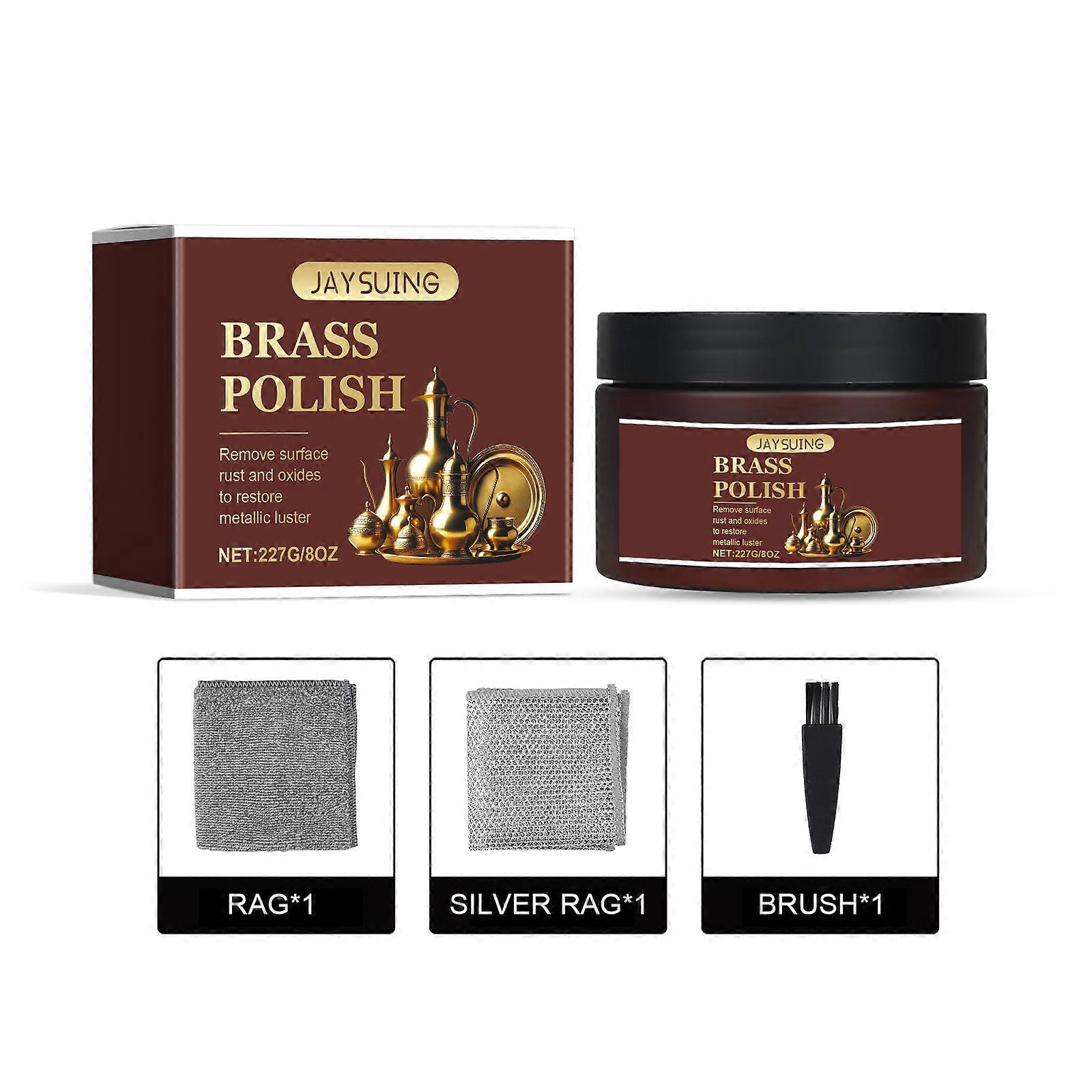 Jaysuing Brass Brilliant Polish Cleaning Rust Removal Care Brass Gloss Does Not Hurt Sample Surface Curing Agent