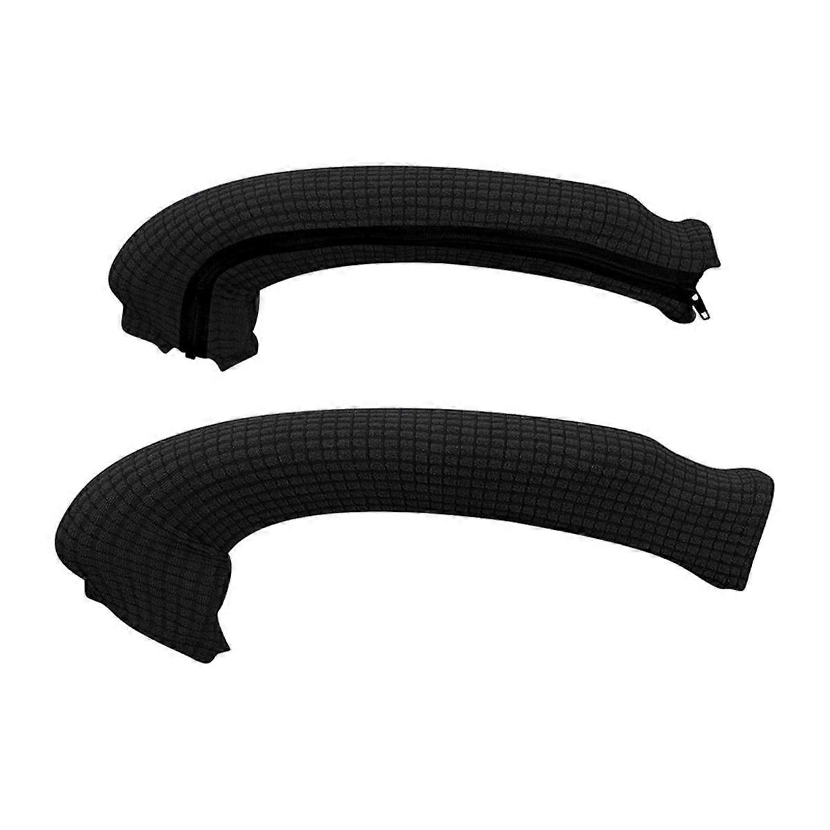 1Pair Solid Color Universal Stretch Chair Armrest Covers Slipcovers Dustproof Office Computer Chair Arm Gloves Simple Solid Color Easy Installation