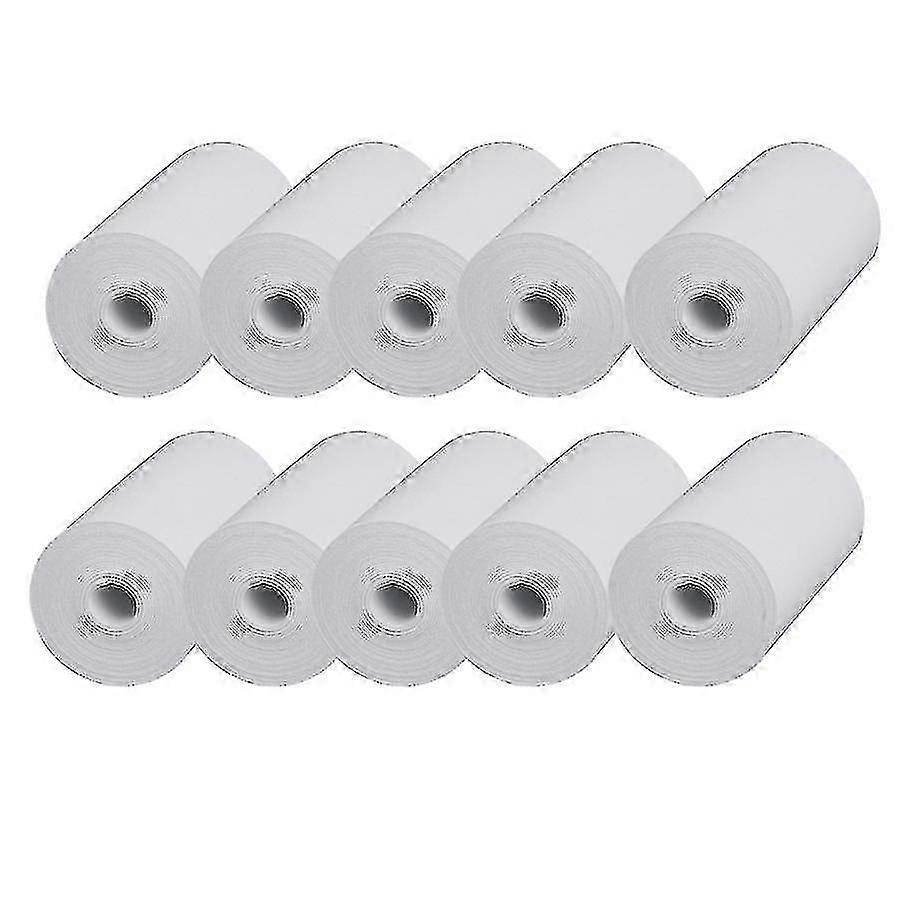 10 ρολά θερμικό χαρτί ταμειακής μηχανής pos χαρτιά παραλαβής 57x30mm θερμικό χαρτί για το regi μετρητών εκτυπωτών