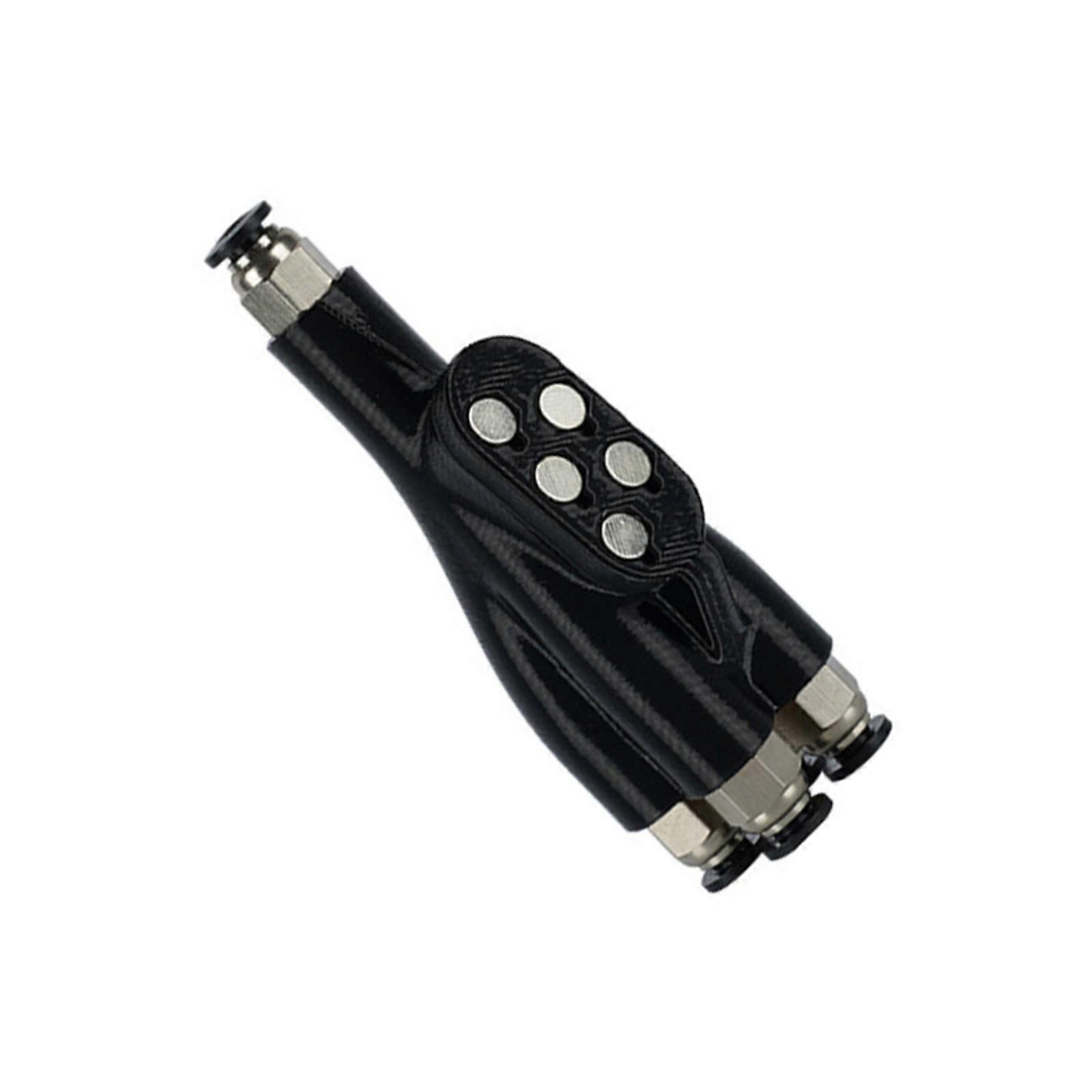 4-in-1 PTFE-Adapter für 3D-Drucker, Basis-Filamentzuführungsschlauch, 4-in-1-Anschlüsse, Ersatz für Lab X1C P1P/S 3D-Drucker, mehrfarbig