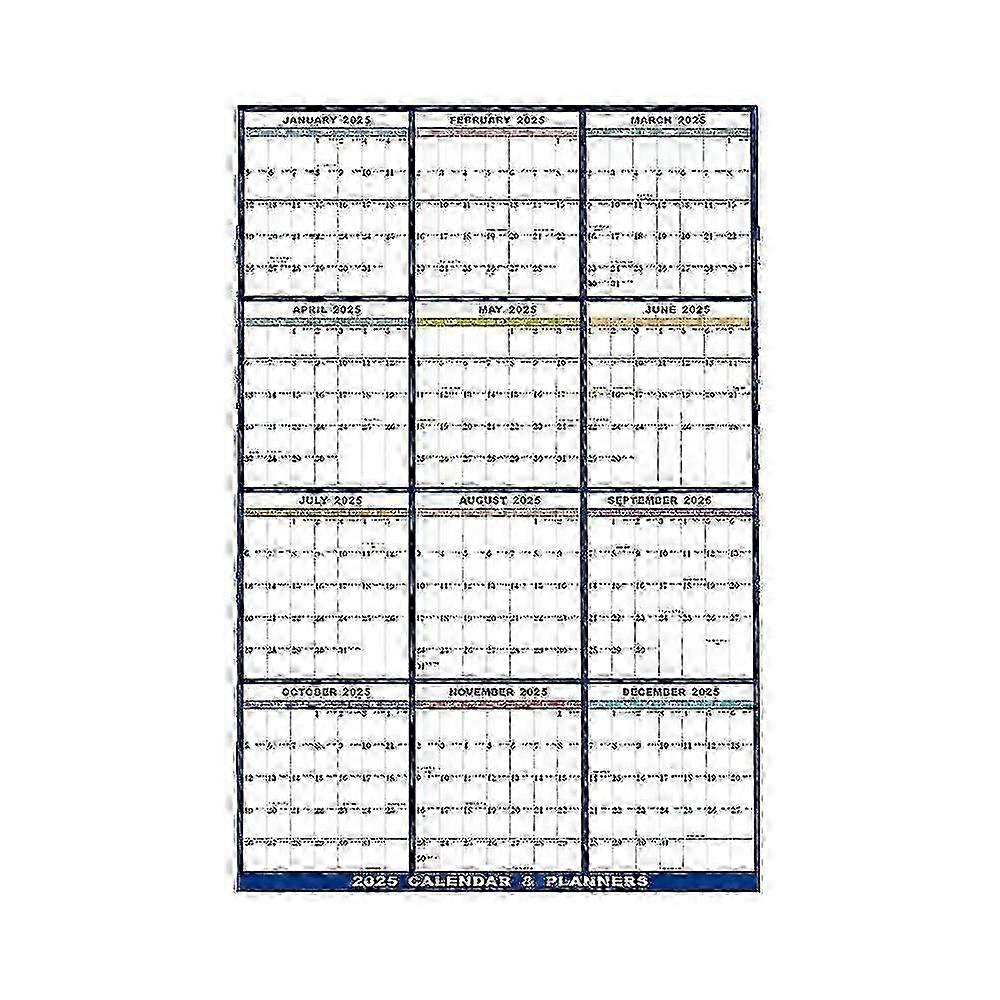 23 x 35 in. Wall Calendar Dry Erase - Large Calendar Wet and Dry Eraseable