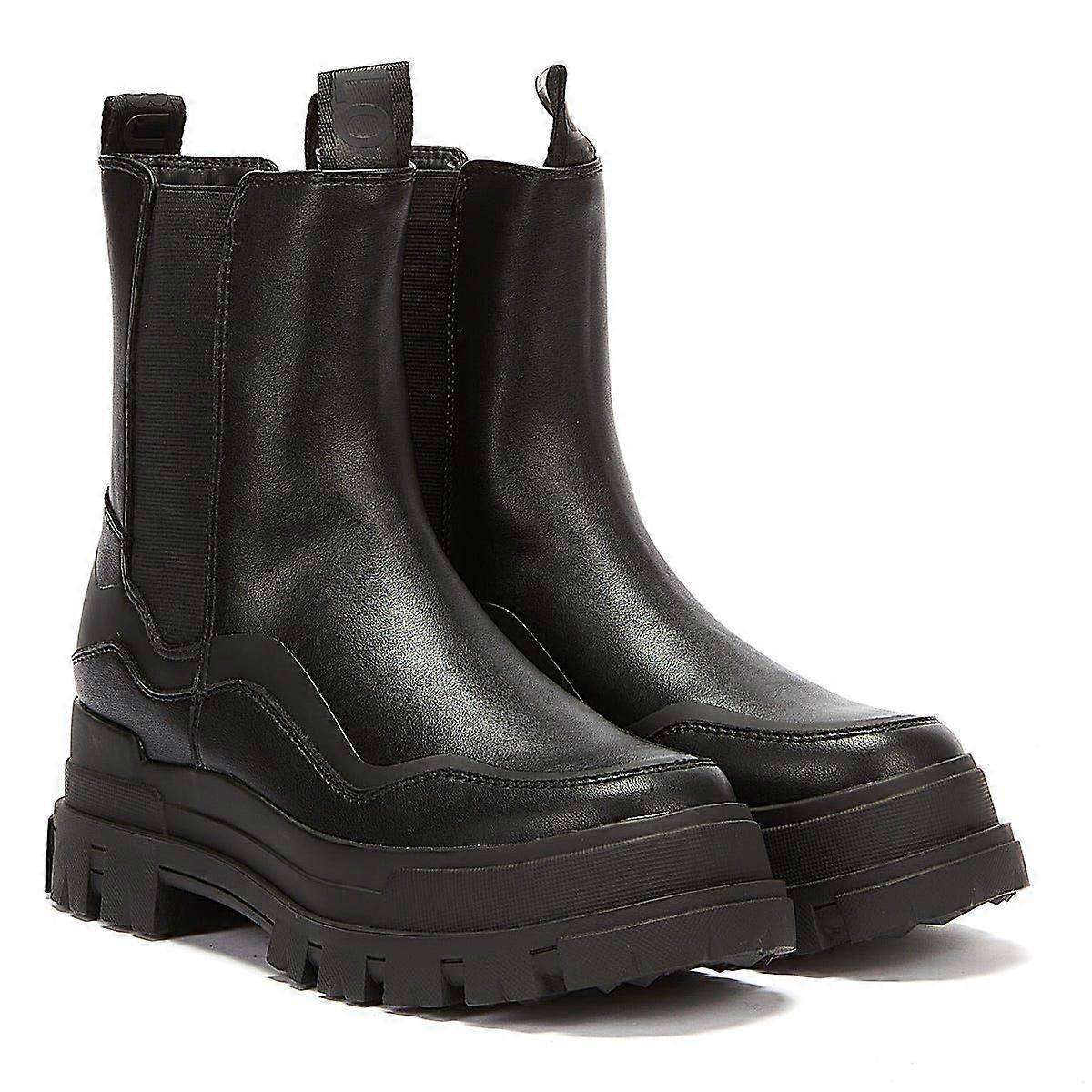 Buffalo Aspha Wave Womens Black Boots