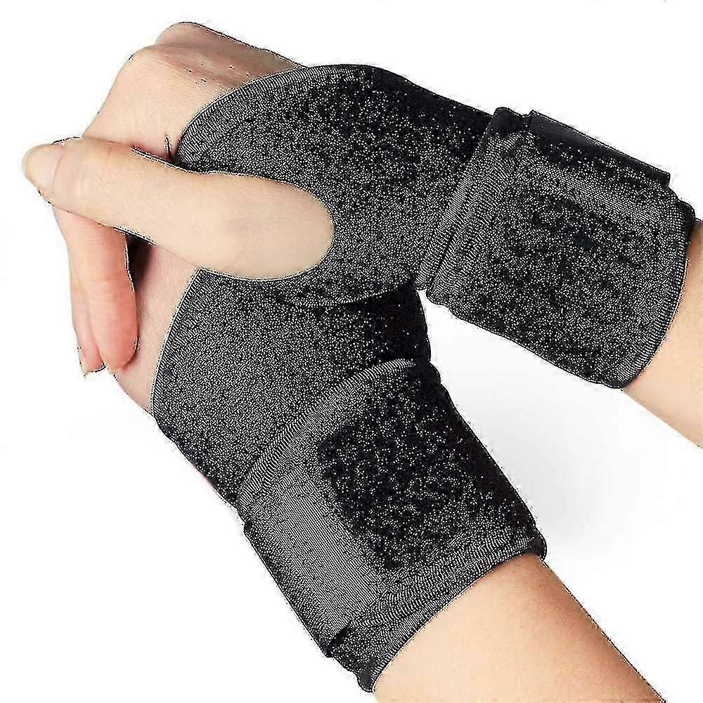 Justerbart atletiskt handledsstöd för karpaltunnel, seninflammation,( 1 par)