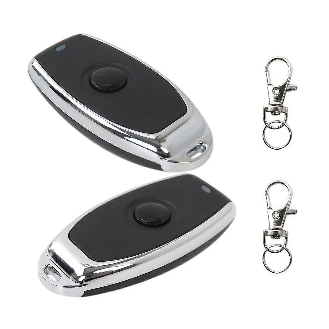 Garage Door Opener Remote Control 2 Pack Replacement Compatible with Green Learn Button
