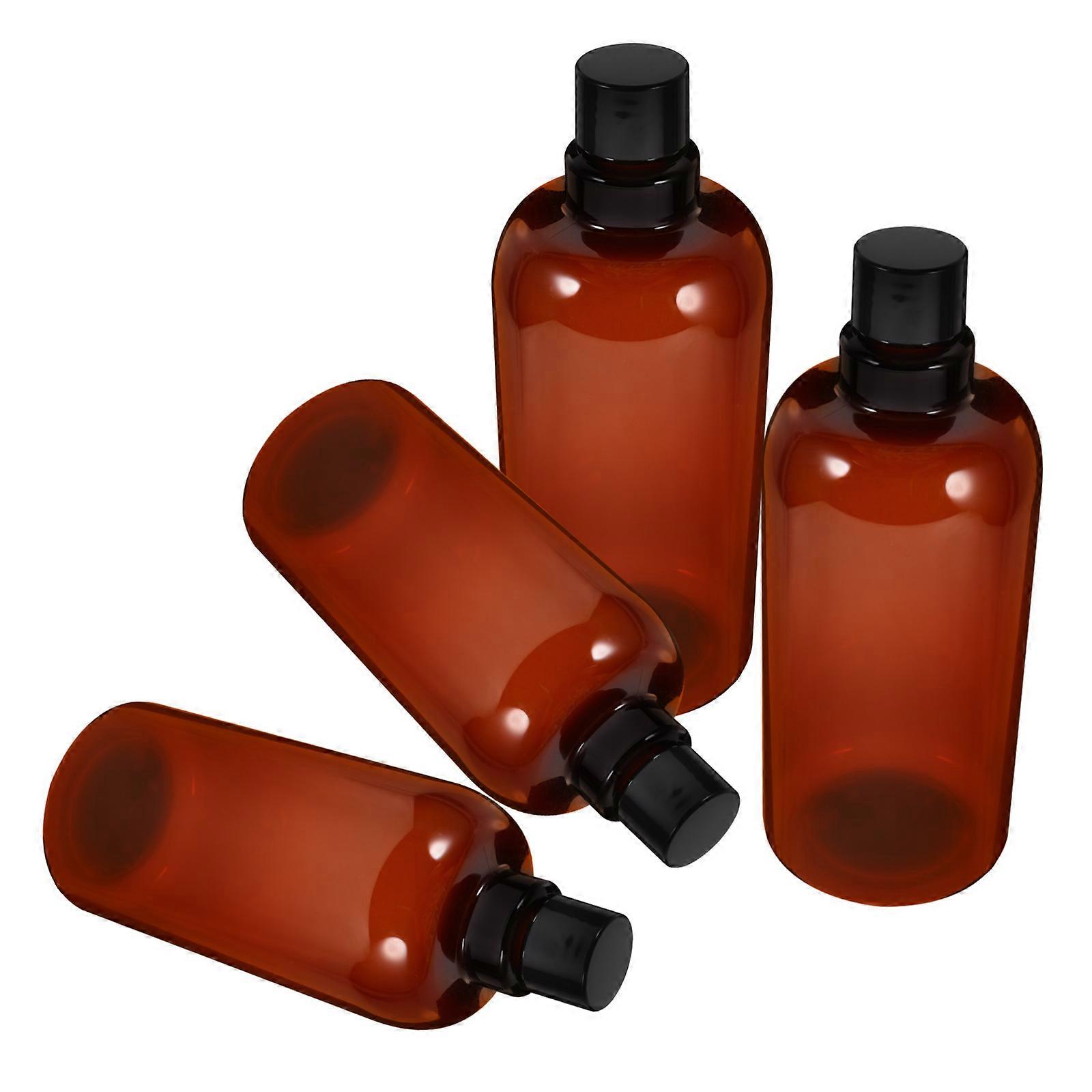 4pcs Travel Bottles Refillable Bottles Lotion Bottles Empty Bottles Shampoo Dispenser Bottles (500ml)