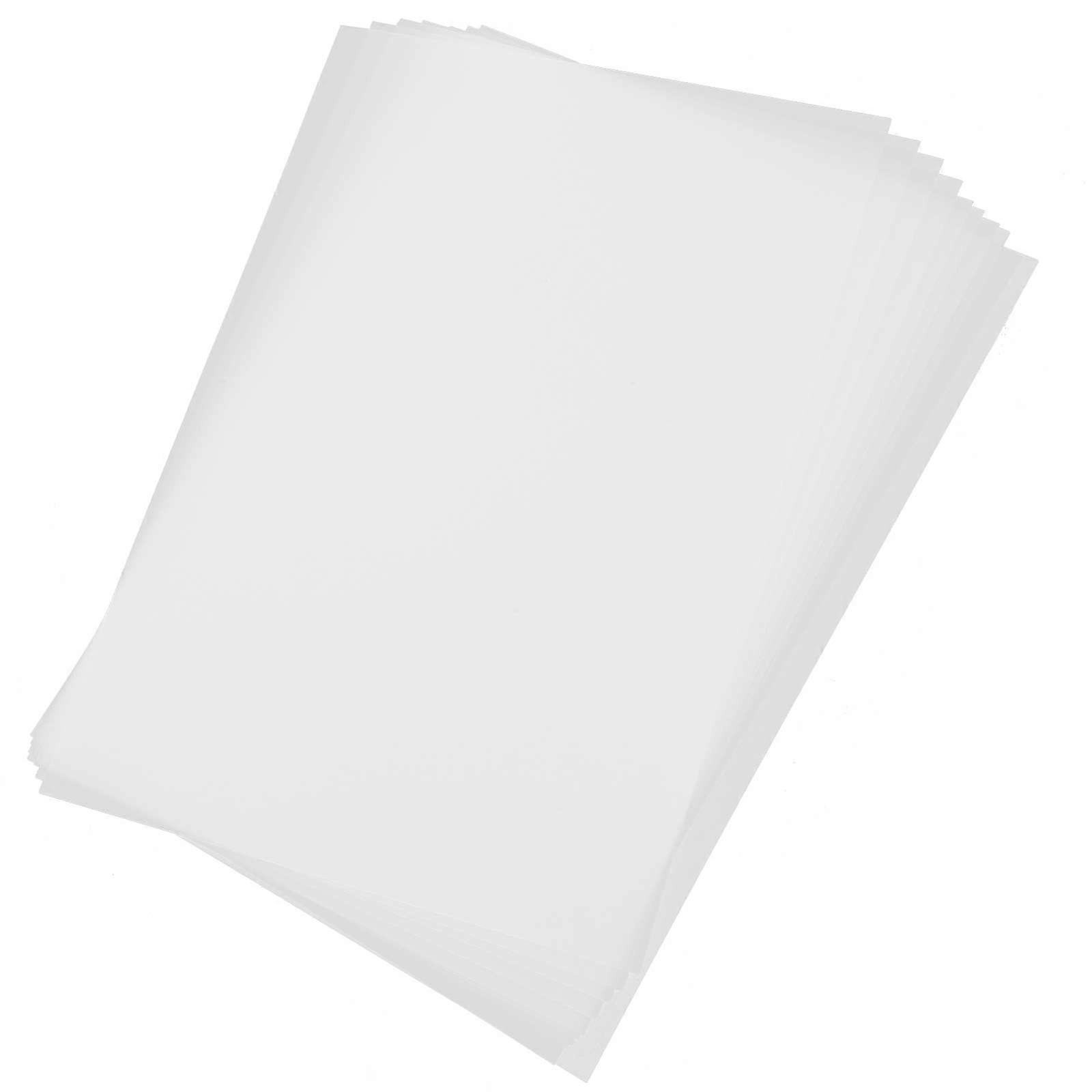 10pcs Heat Shrink Plastic Sheets  Multi-use Heat Shrink Sheet Cuttable Heat Shrink Sheets DIY Supply