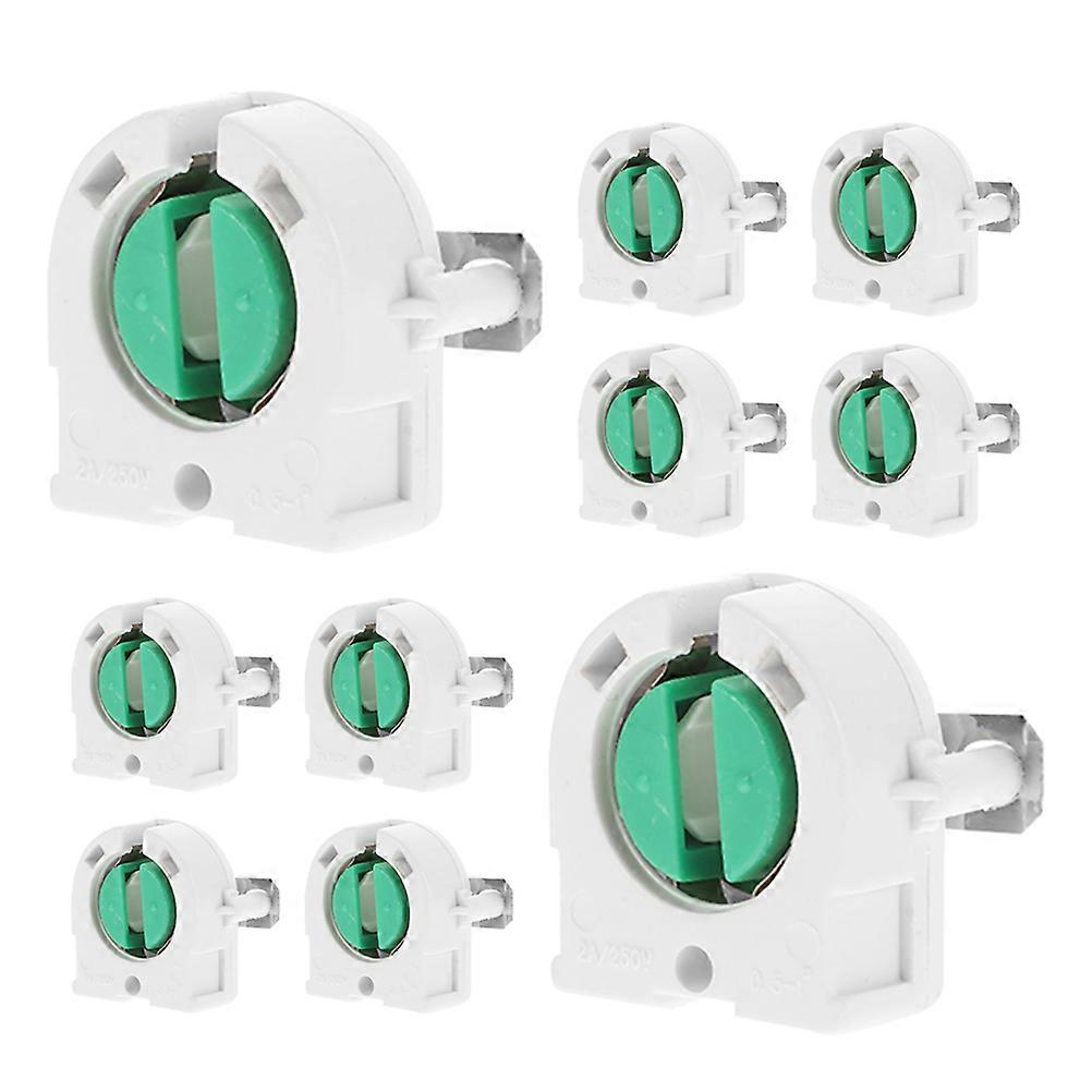 Light Bulb Holders Lamp Holder Socket for Fluorescent Tube 40Pcs